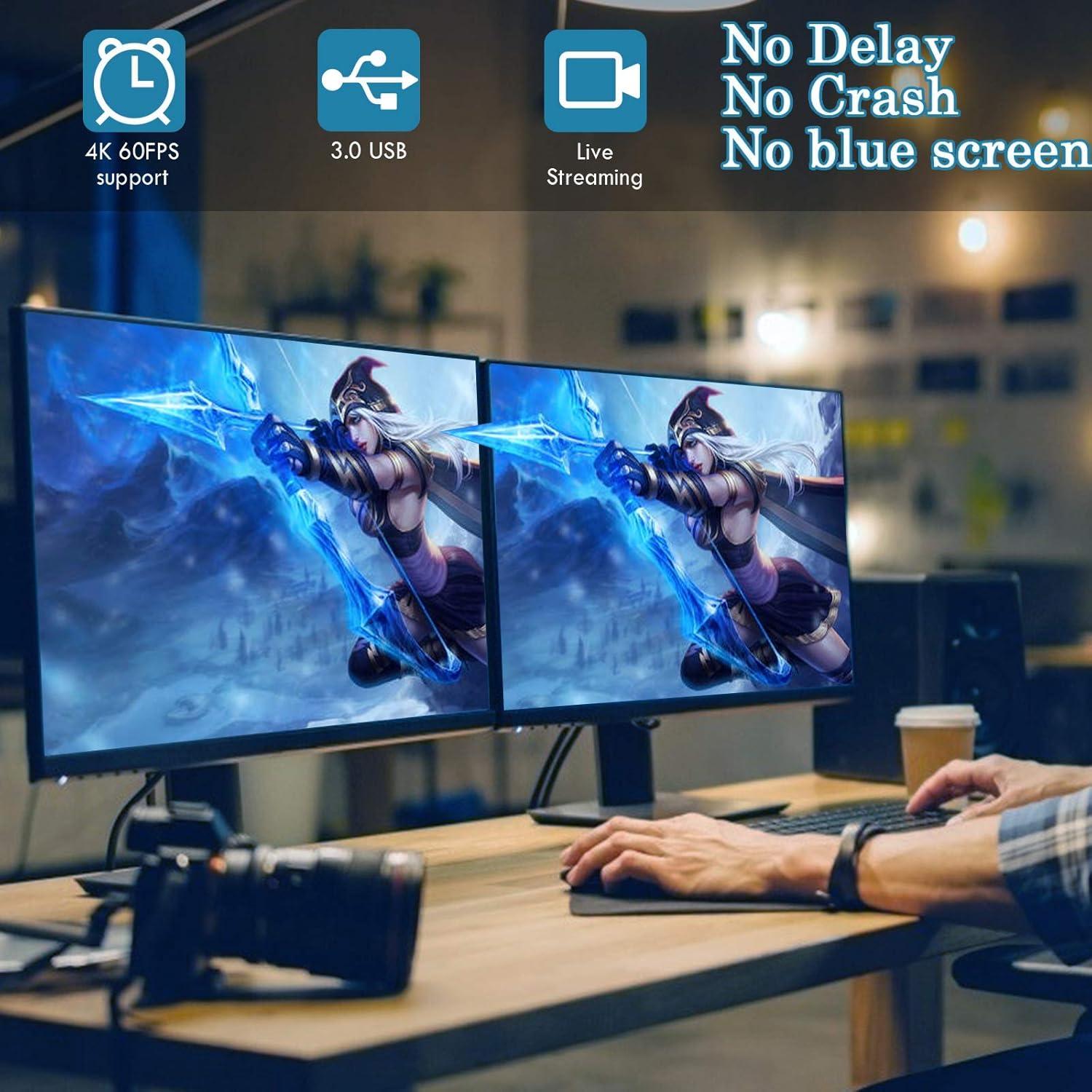 Tarjeta de Captura de Video Guermok 4K HDMI USB 3.0 1080P