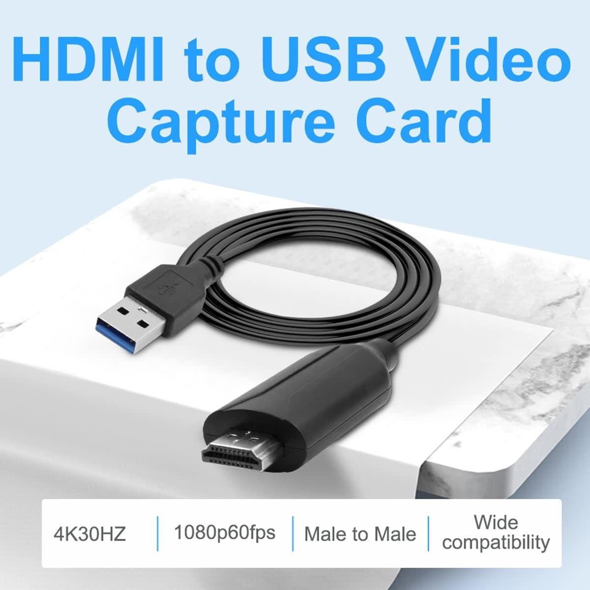 Tarjeta de Captura de Video HDMI a USB 4K HDSUNWSTD