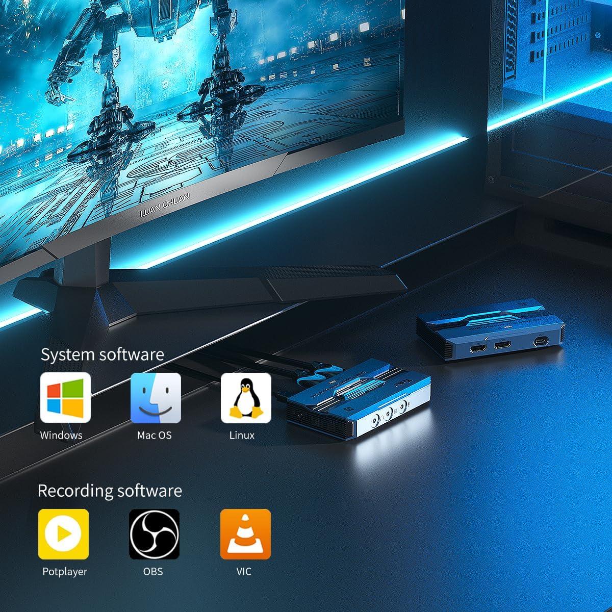 Tarjeta de Captura de Video 4K Yinker UHV30-L HDMI HDR VRR