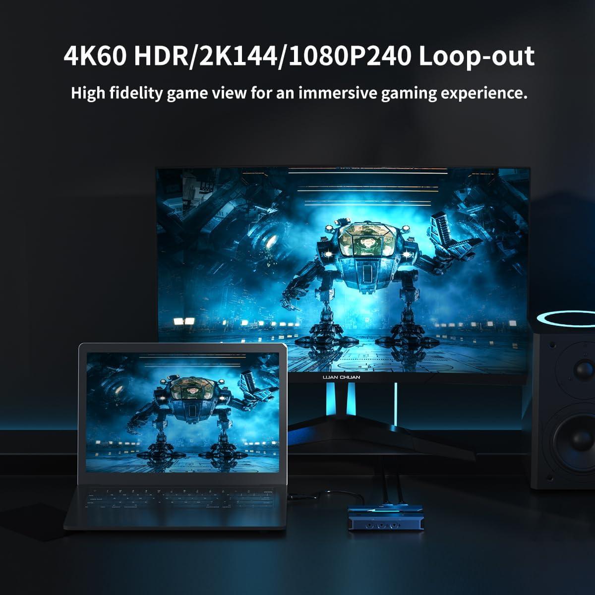 Tarjeta de Captura de Video 4K Yinker UHV30-L HDMI HDR VRR