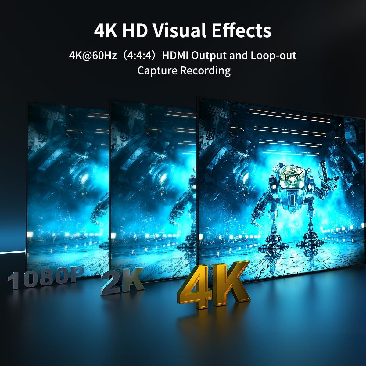 Tarjeta de Captura de Video 4K Yinker UHV30-L HDMI HDR VRR