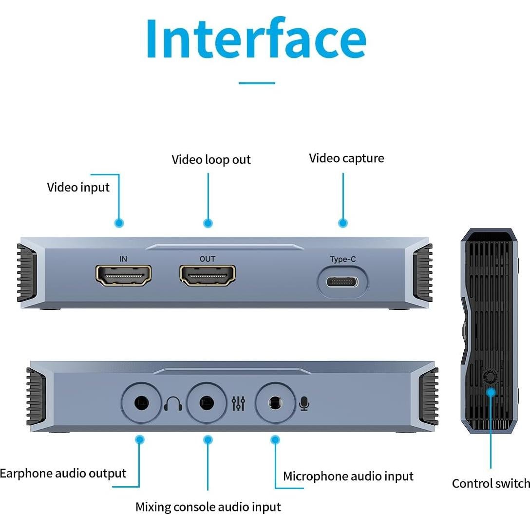 Tarjeta de Captura de Video 4K Yinker UHV30-L HDMI HDR VRR