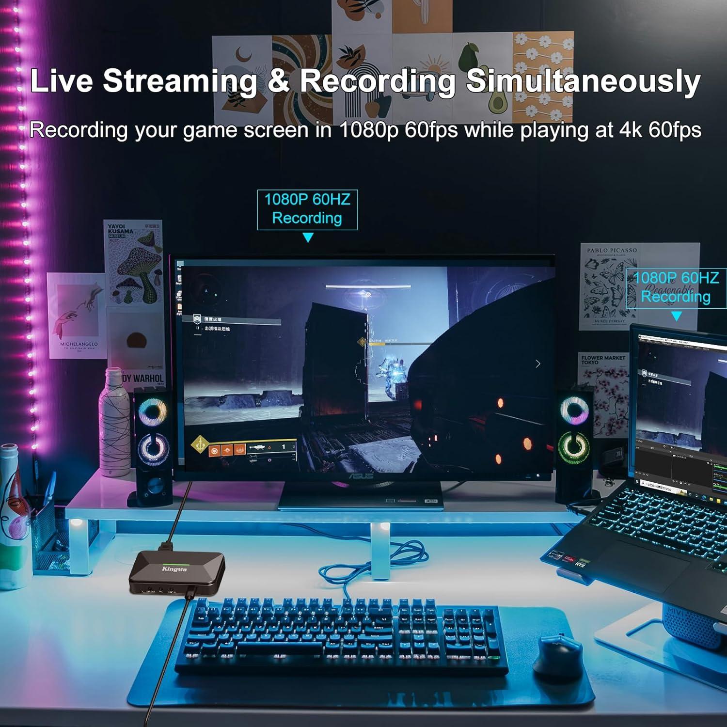 Tarjeta de Captura de Video King Ma 1080P 60Hz USB 3.0