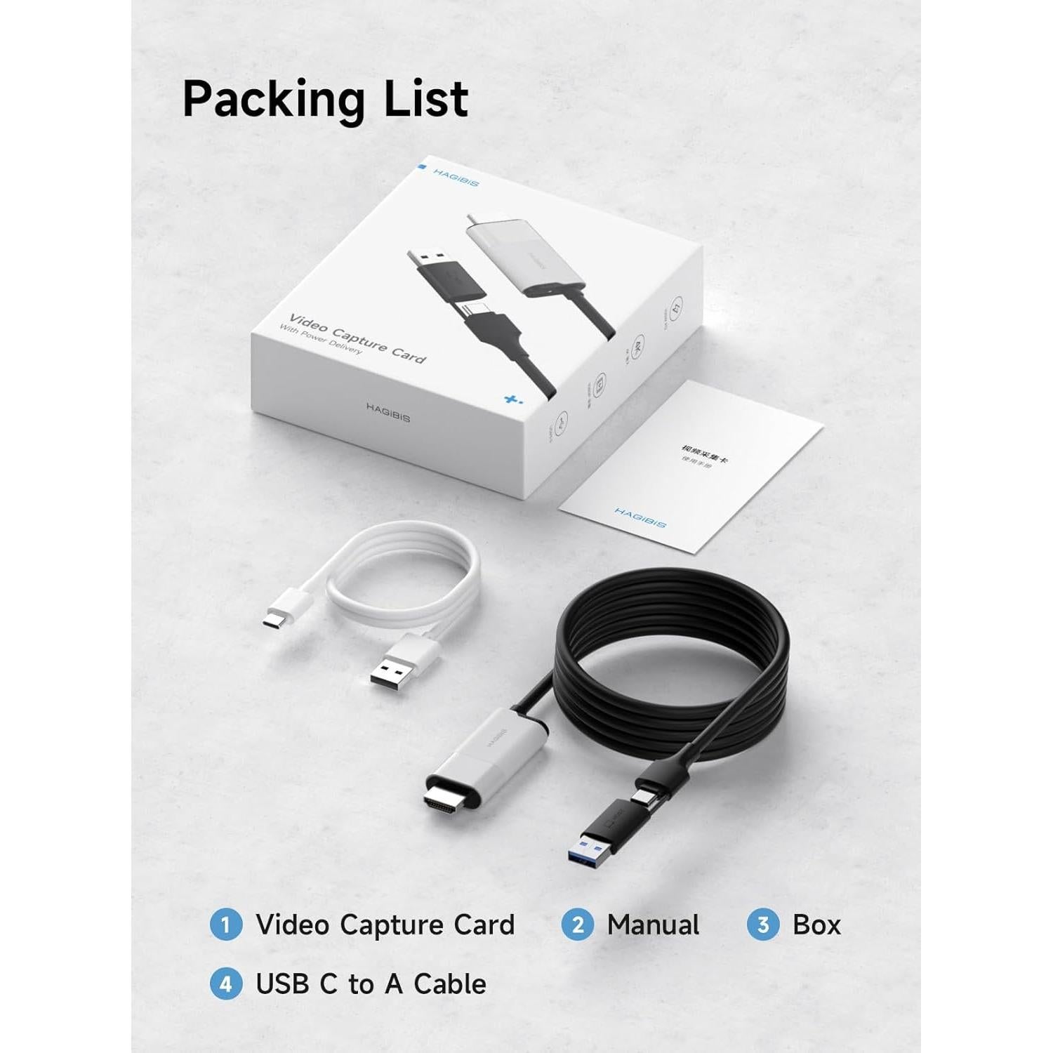 Tarjeta de Captura de Video Hagibis USB 3.0 1080P 60fps