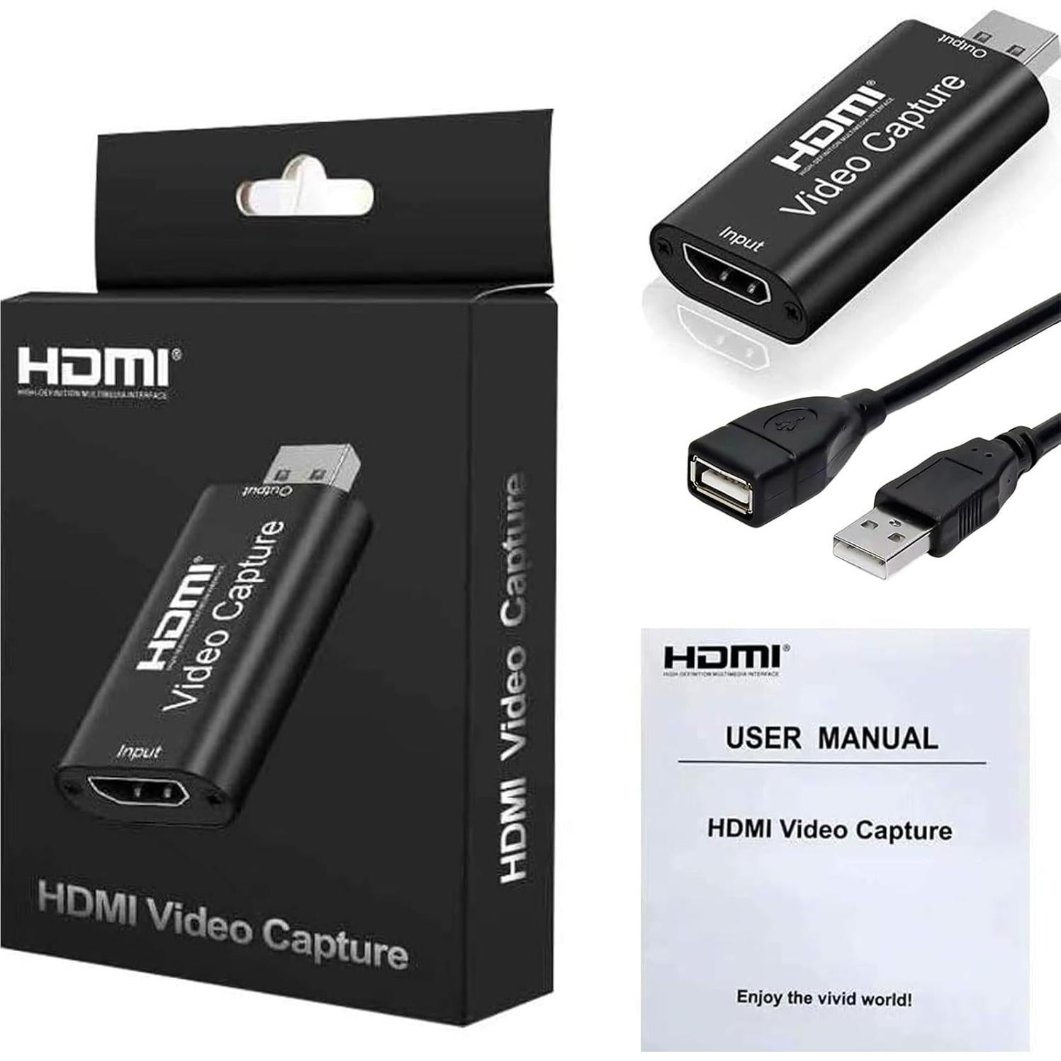 Tarjeta de Captura HDMI 4K AMANKA CJQ-ES USB Plug & Play