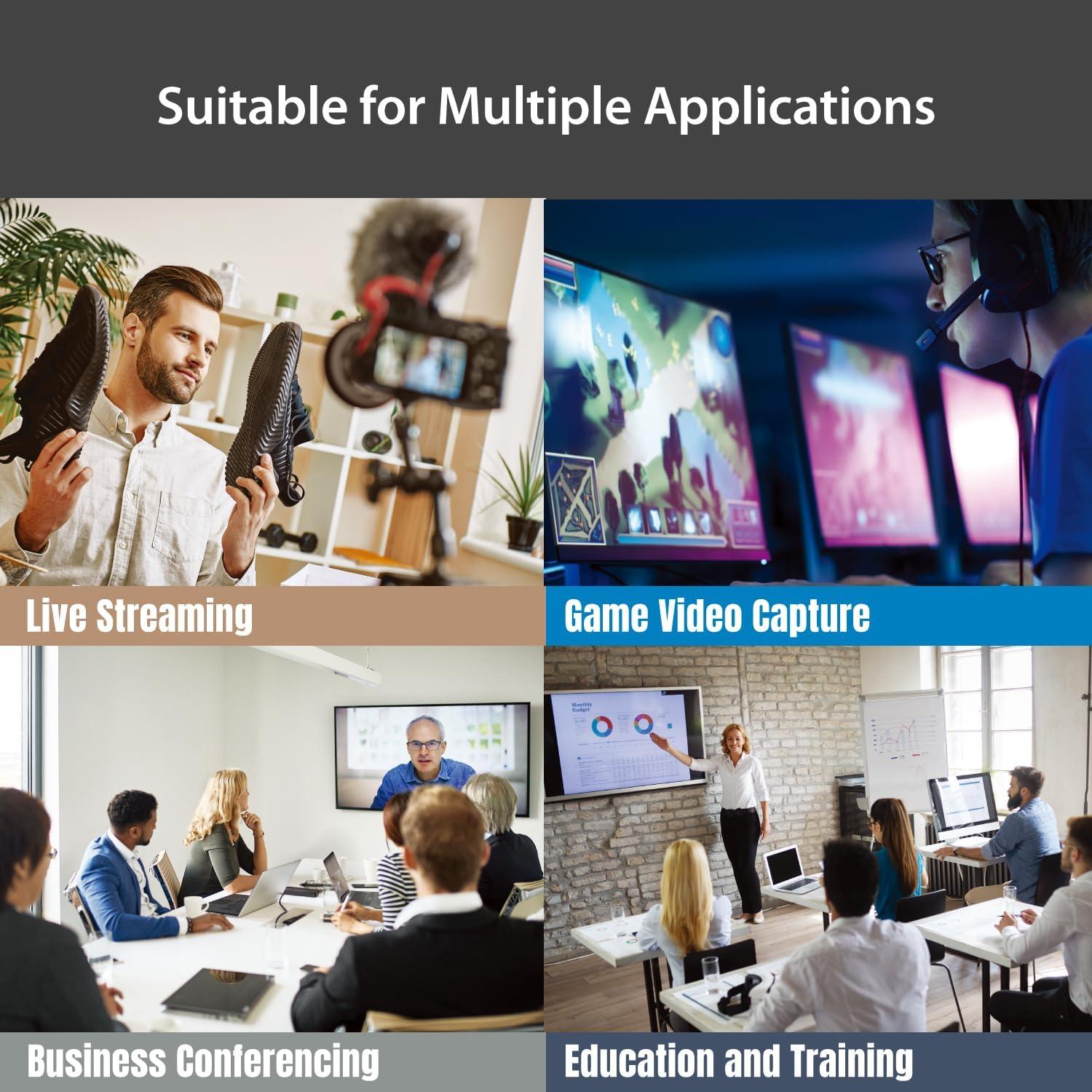 Estación de Transmisión en Vivo j5create JVA08 HDMI 1080p