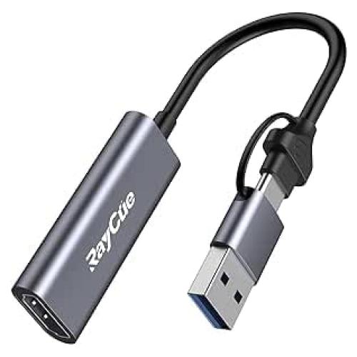 Tarjeta de Captura HDMI 4K RayCue USB-C 1080P para Juegos