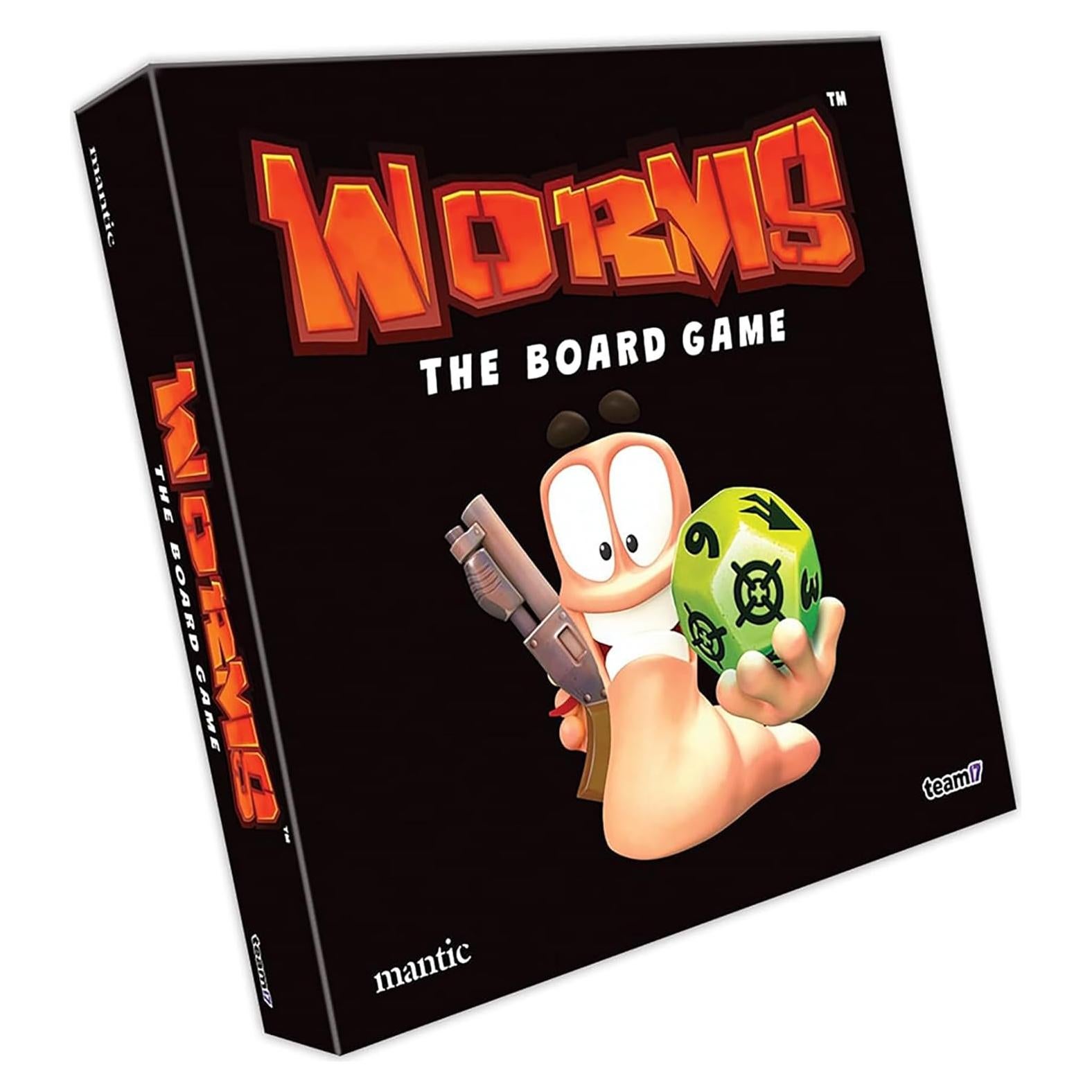 Juego de Mesa Worms Mantic - 2-6 Jugadores, 10+ Años