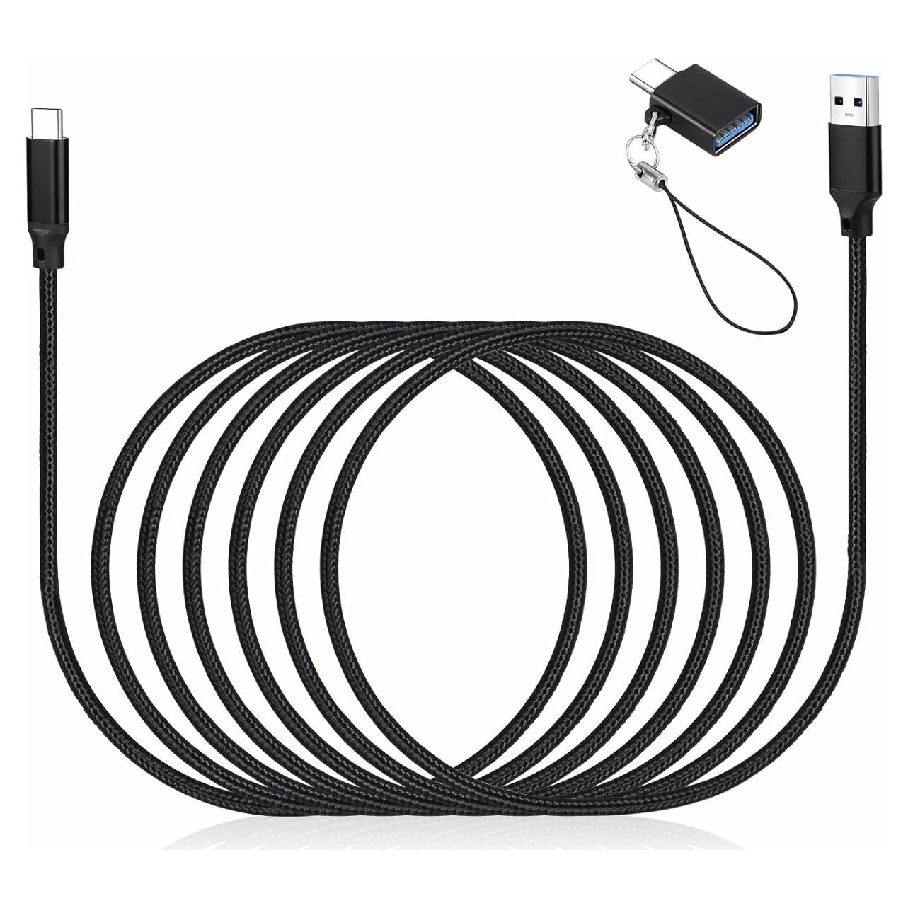 Cable USB C Weishan 2m para Elgato HD60 S+ y micrófonos XLR