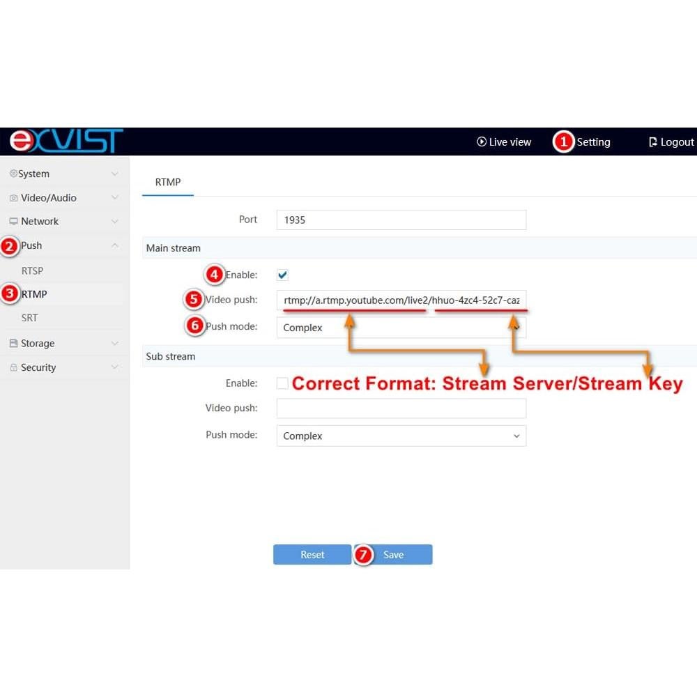 Codificador HDMI EXVIST ON-DMI-16EM 1080P para Streaming