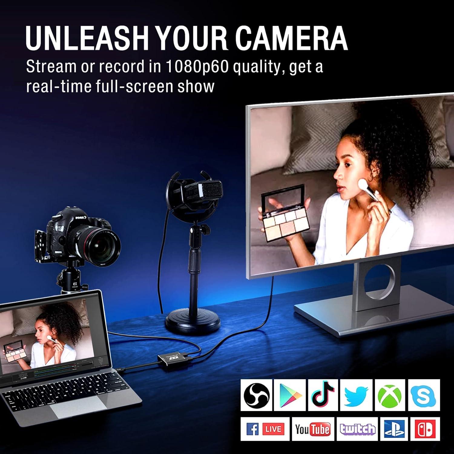 Tarjeta de Captura KKF USB-C 3.0 1080P60 para PS5 PS4 Xbox