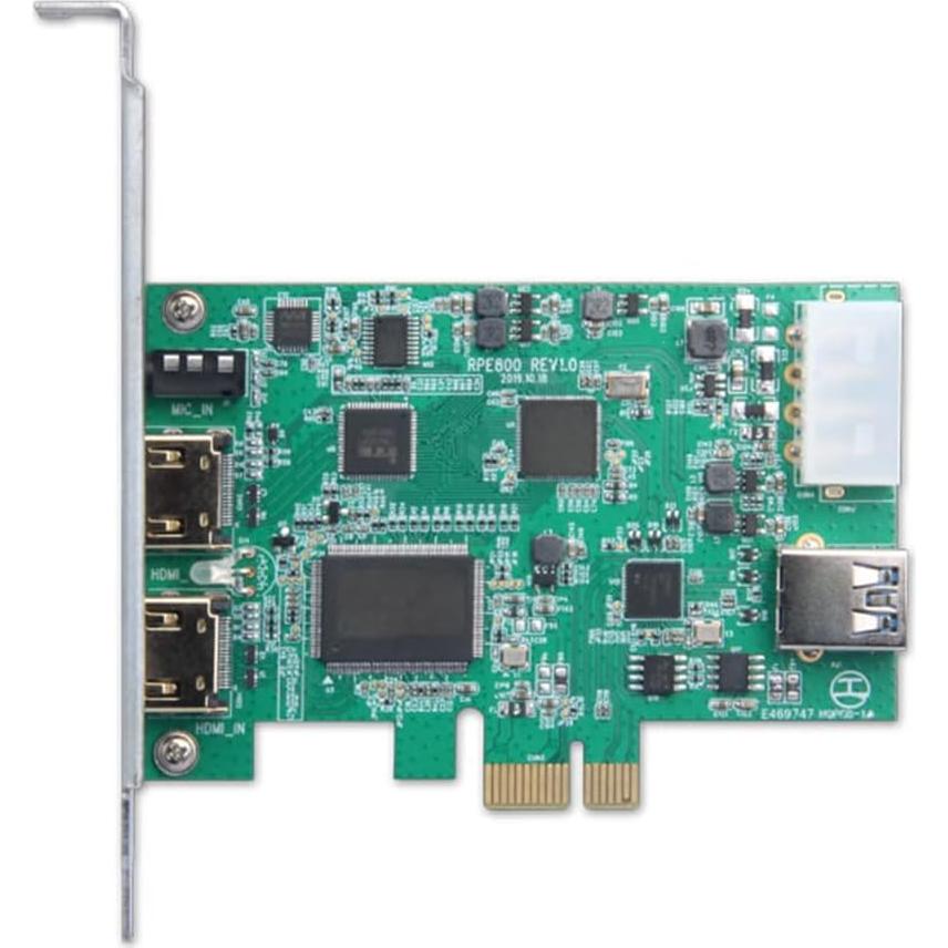 Tarjeta de Captura de Video MyGica X5156 PCIe 1080P 60fps