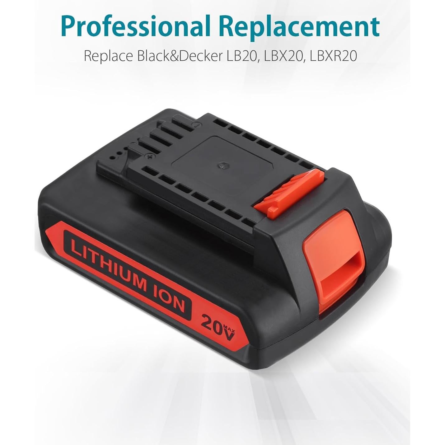 Batería de Litio 20V 3000mAh Black & Decker LBXR20