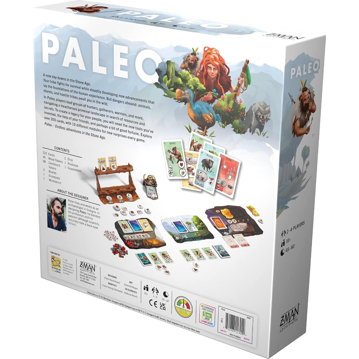 Juego de Mesa Paleo - Cooperativo Z-Man Games 2-4 Jugadores