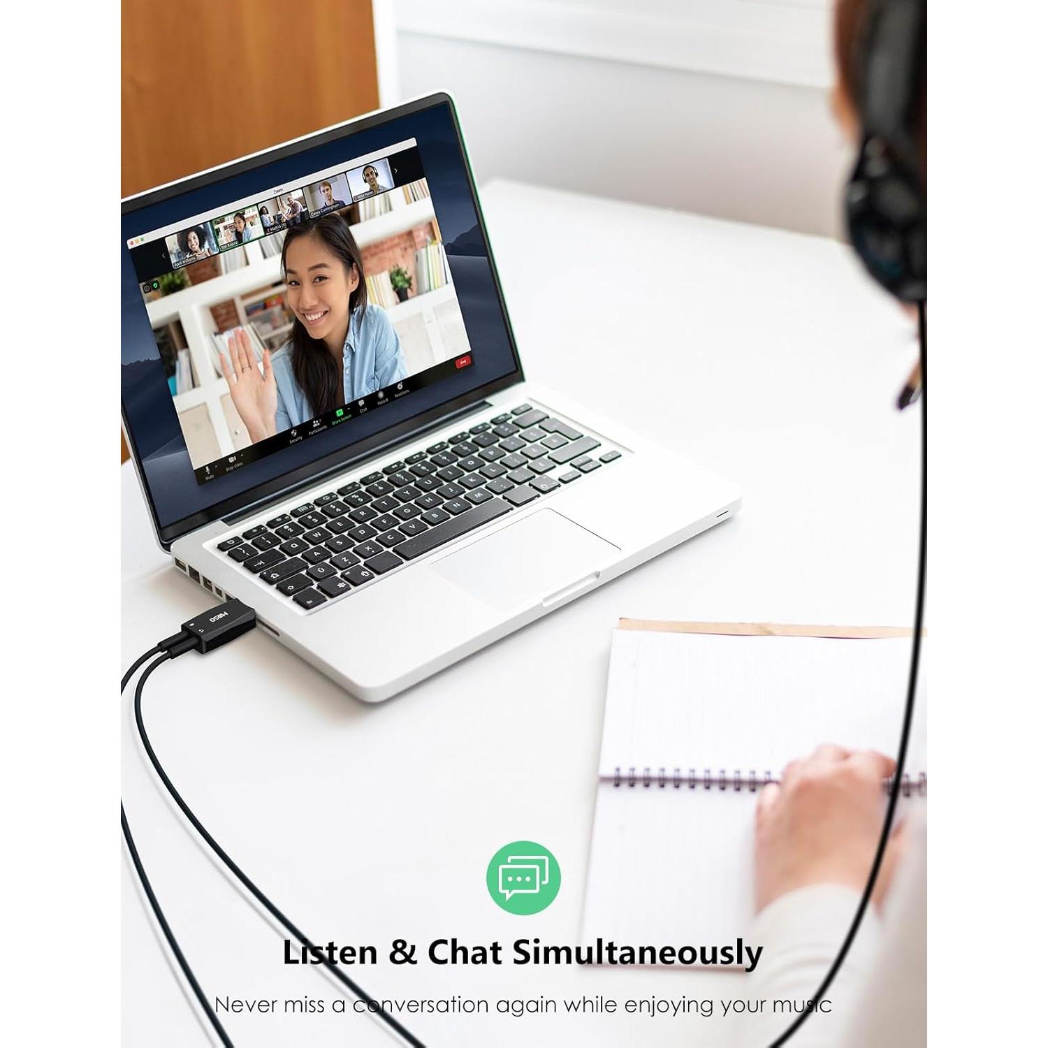 Adaptador USB a 3.5mm MillSO - Tarjeta de Sonido Externa