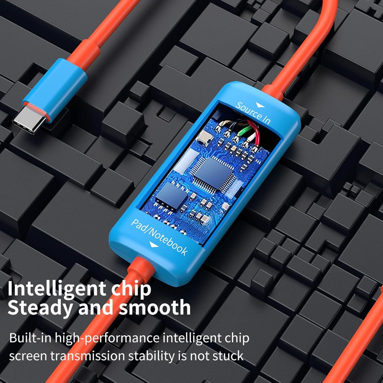 Capturadora de Video USB-C 1080P 60FPS Mozzvas para Streaming