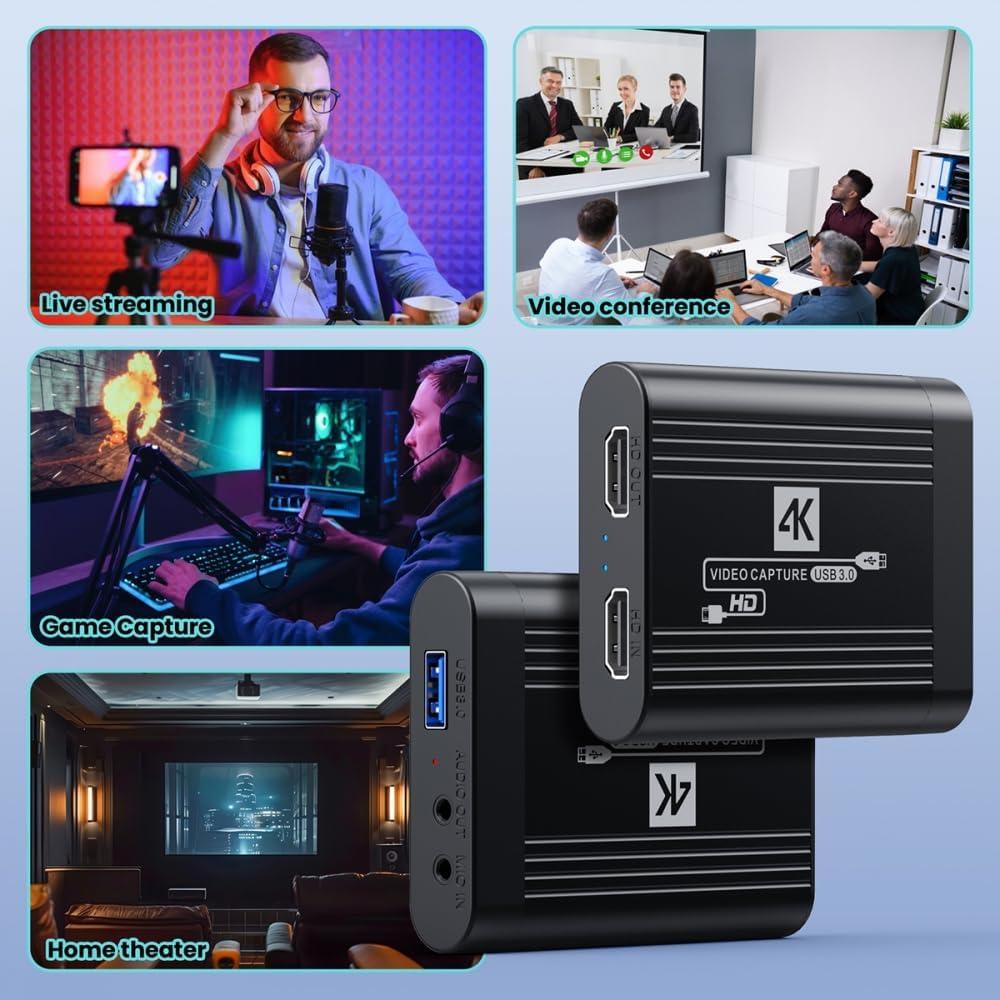 Tarjeta de Captura HDMI 4K CY HD-044-HX Plug and Play