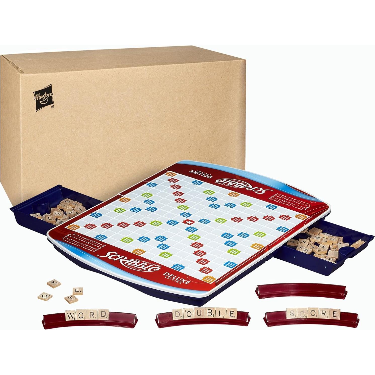 Juego de Mesa Scrabble Deluxe Hasbro para 2-4 Jugadores