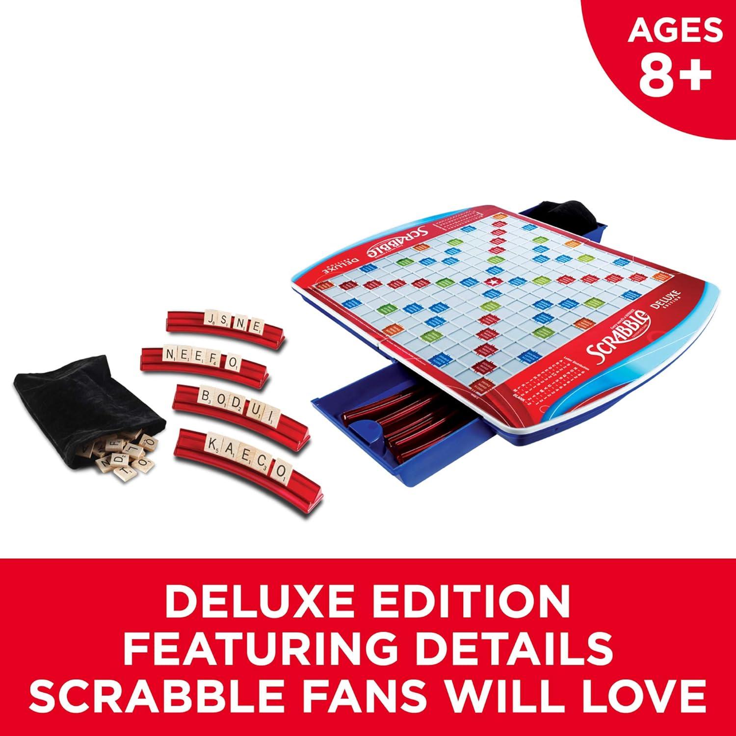 Juego de Mesa Scrabble Deluxe Hasbro para 2-4 Jugadores