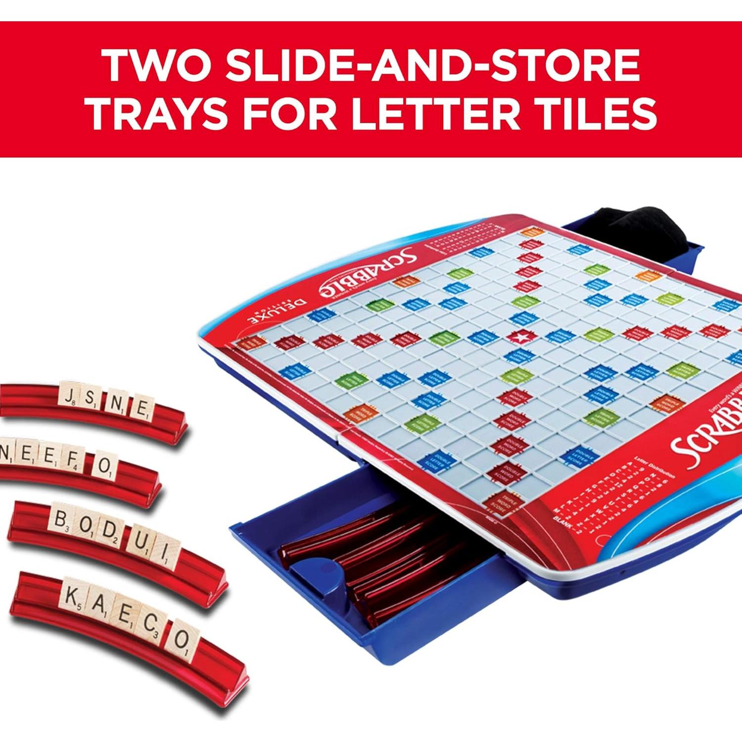 Juego de Mesa Scrabble Deluxe Hasbro para 2-4 Jugadores