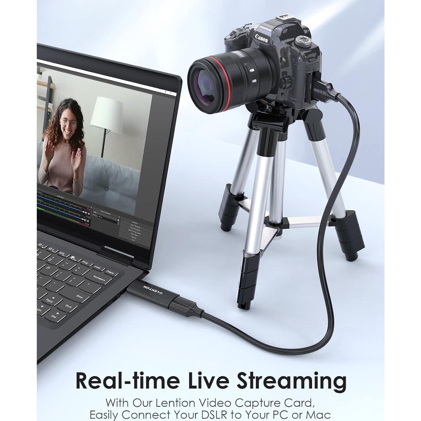 Tarjeta de Captura de Video LENTION VC20 4K HDMI a USB-C