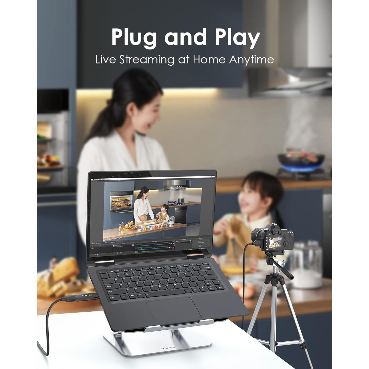 Tarjeta de Captura de Video LENTION VC20 4K HDMI a USB-C