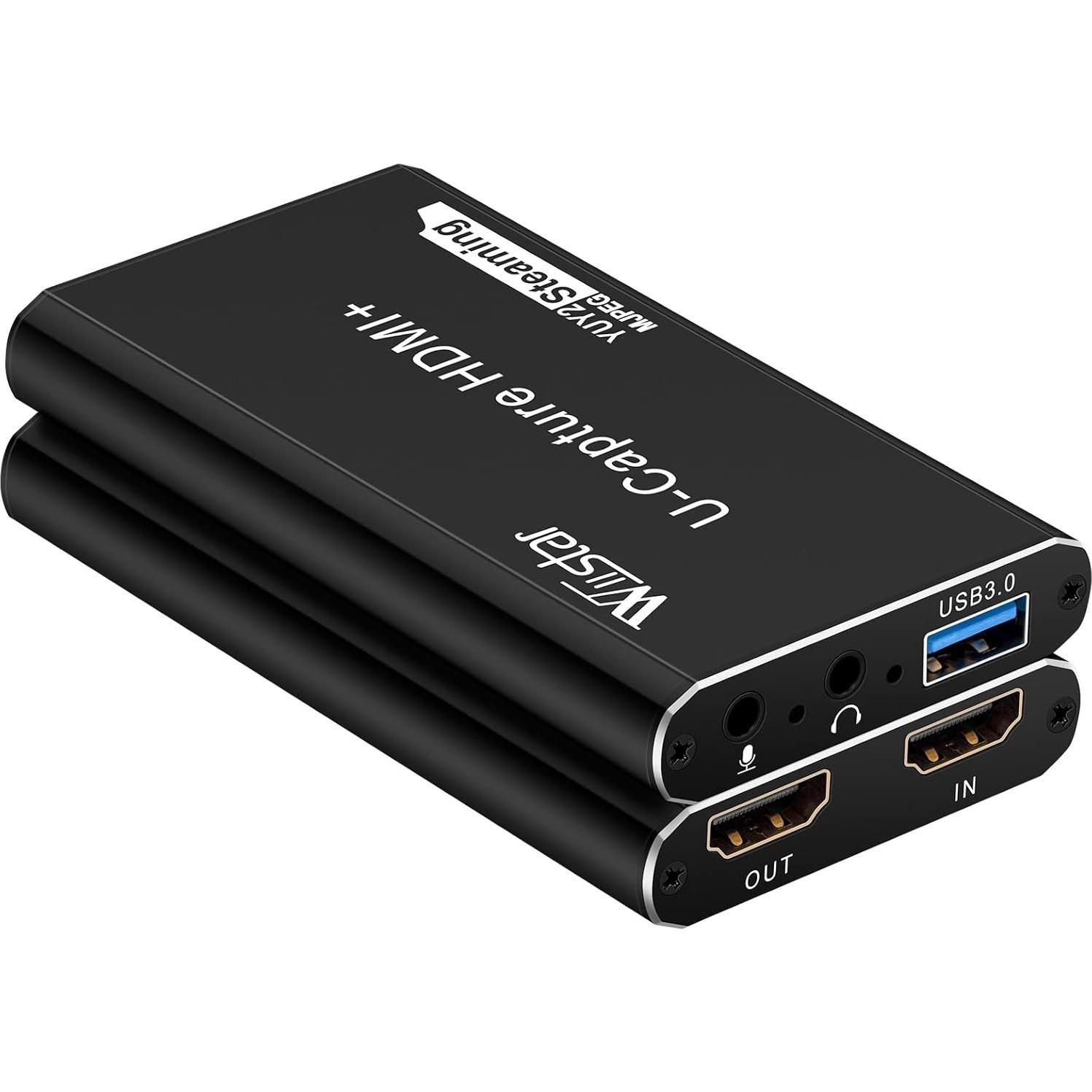 Tarjeta de Captura de Video Wiistar UHUV30 1080P 60fps HDMI USB 3.0