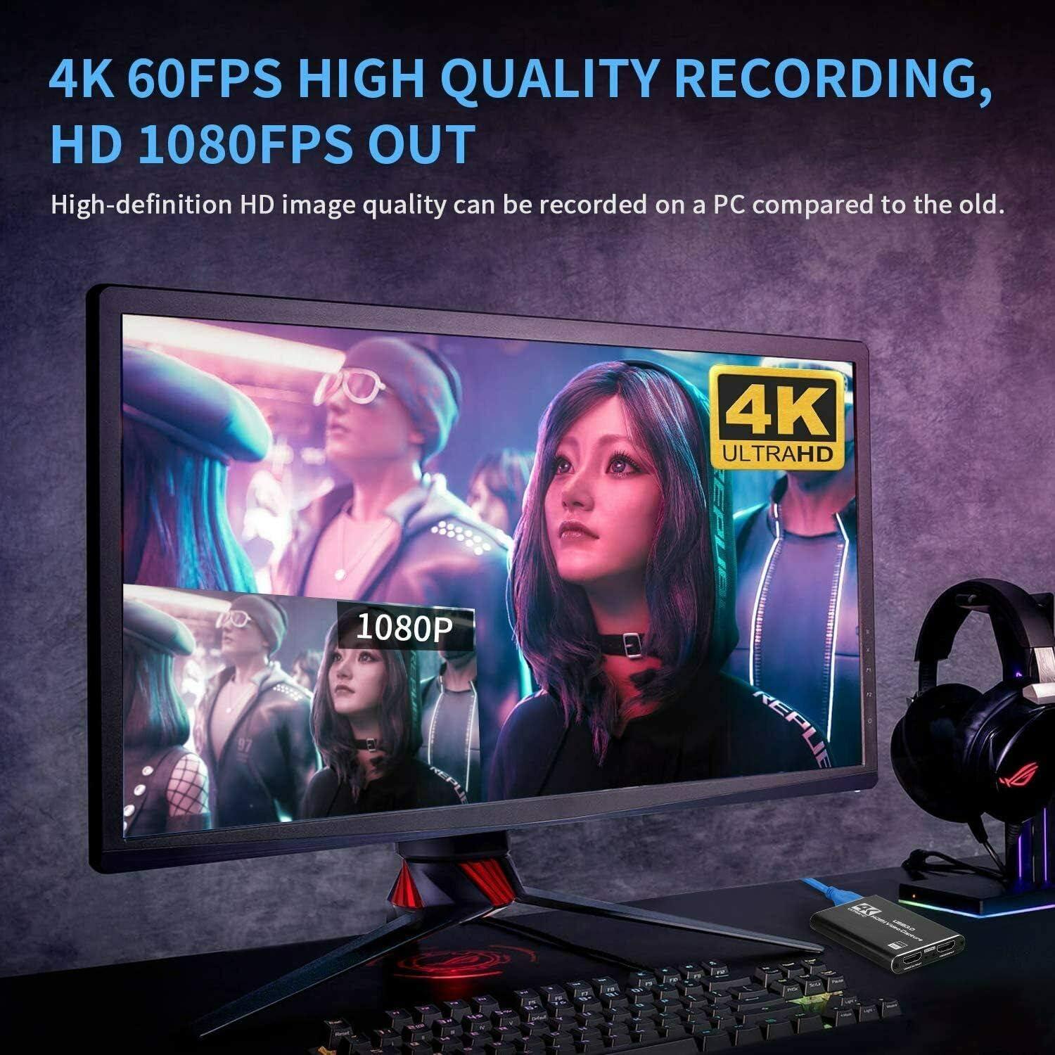 Tarjeta de Captura de Video DADAWE HDMI 4K USB 3.0 1080P 60FPS