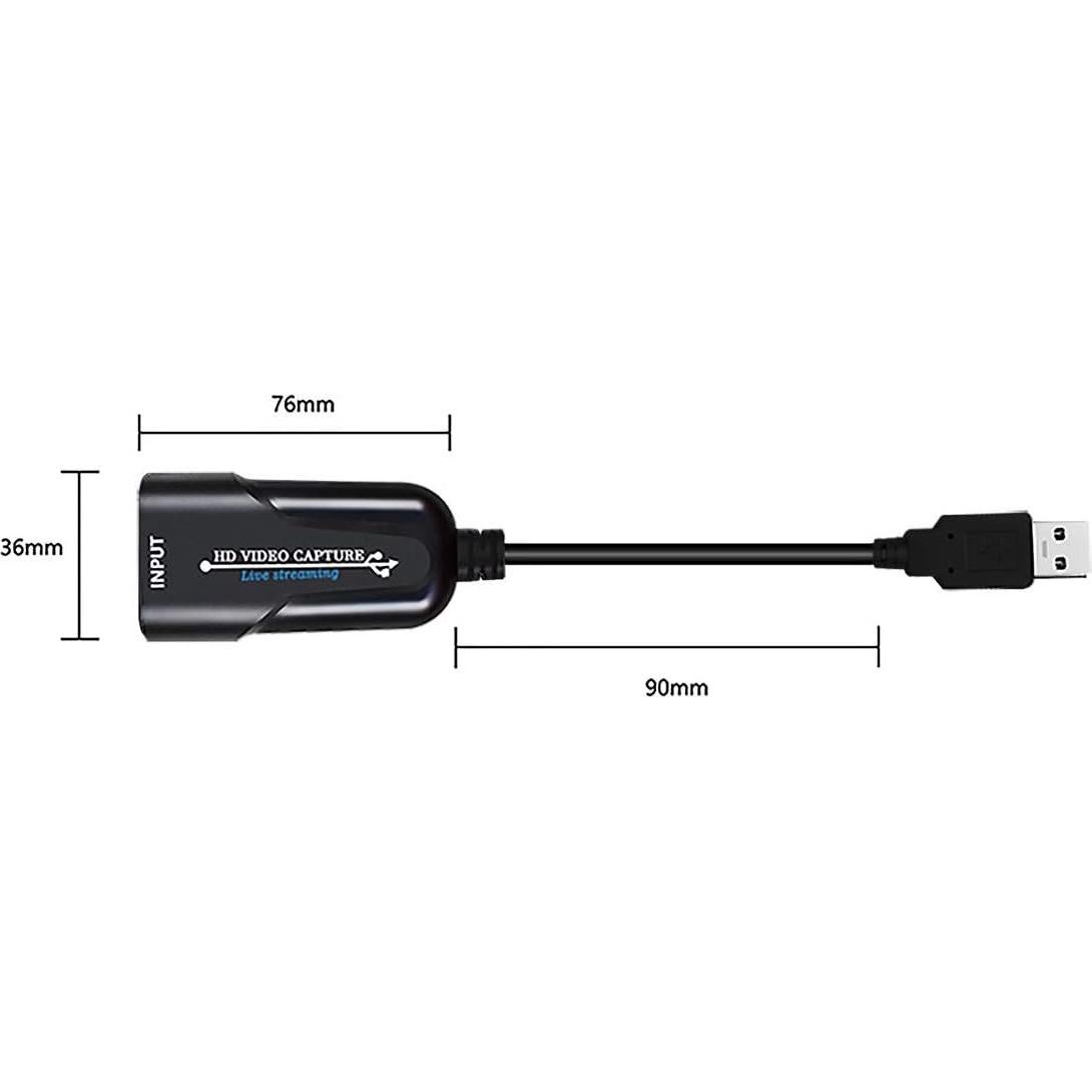 Tarjeta de Captura HDMI a USB 2.0 HDSUNWSTD 1080p 30Hz