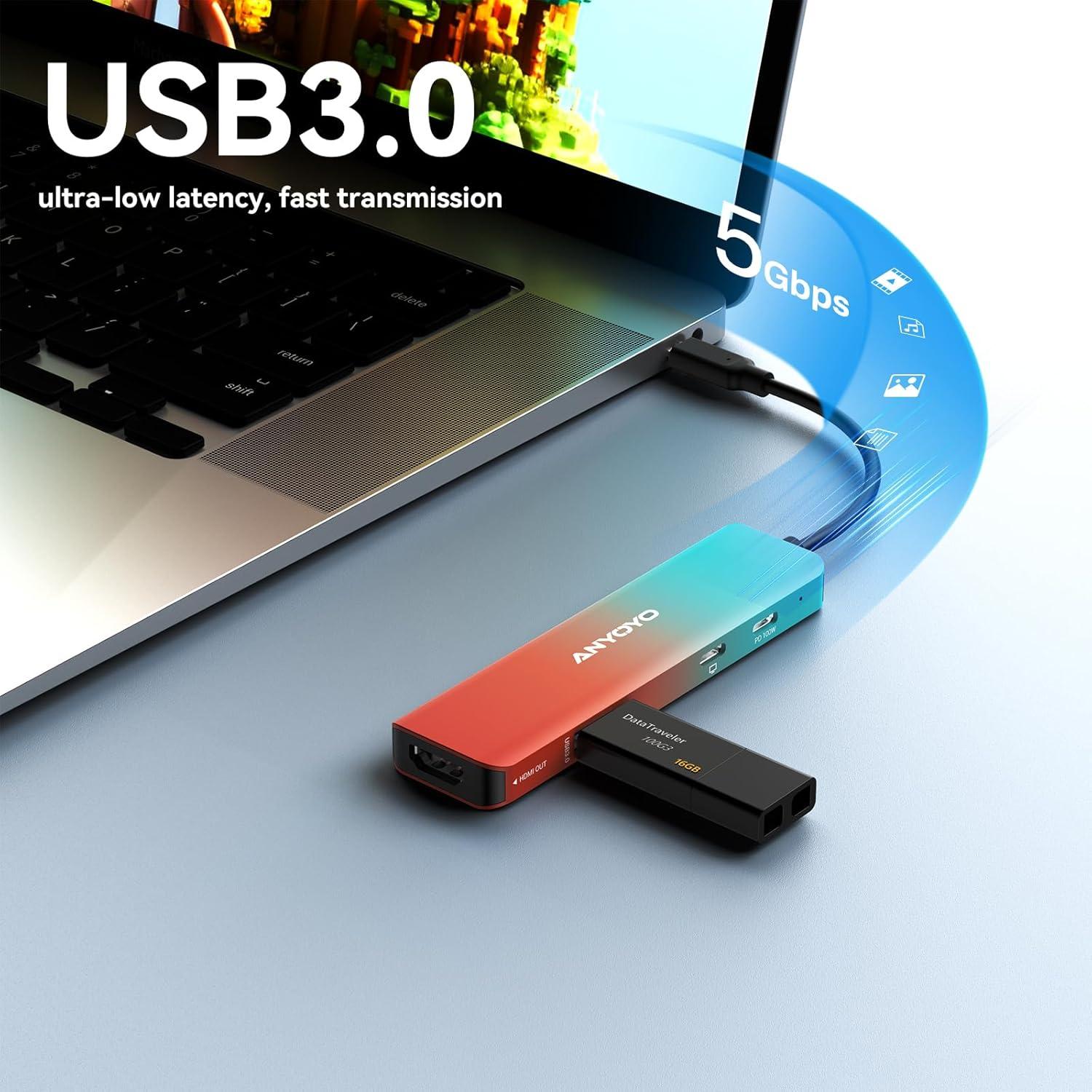 Tarjeta de Captura de Video USB-C ANYOYO V01 1080P 60FPS