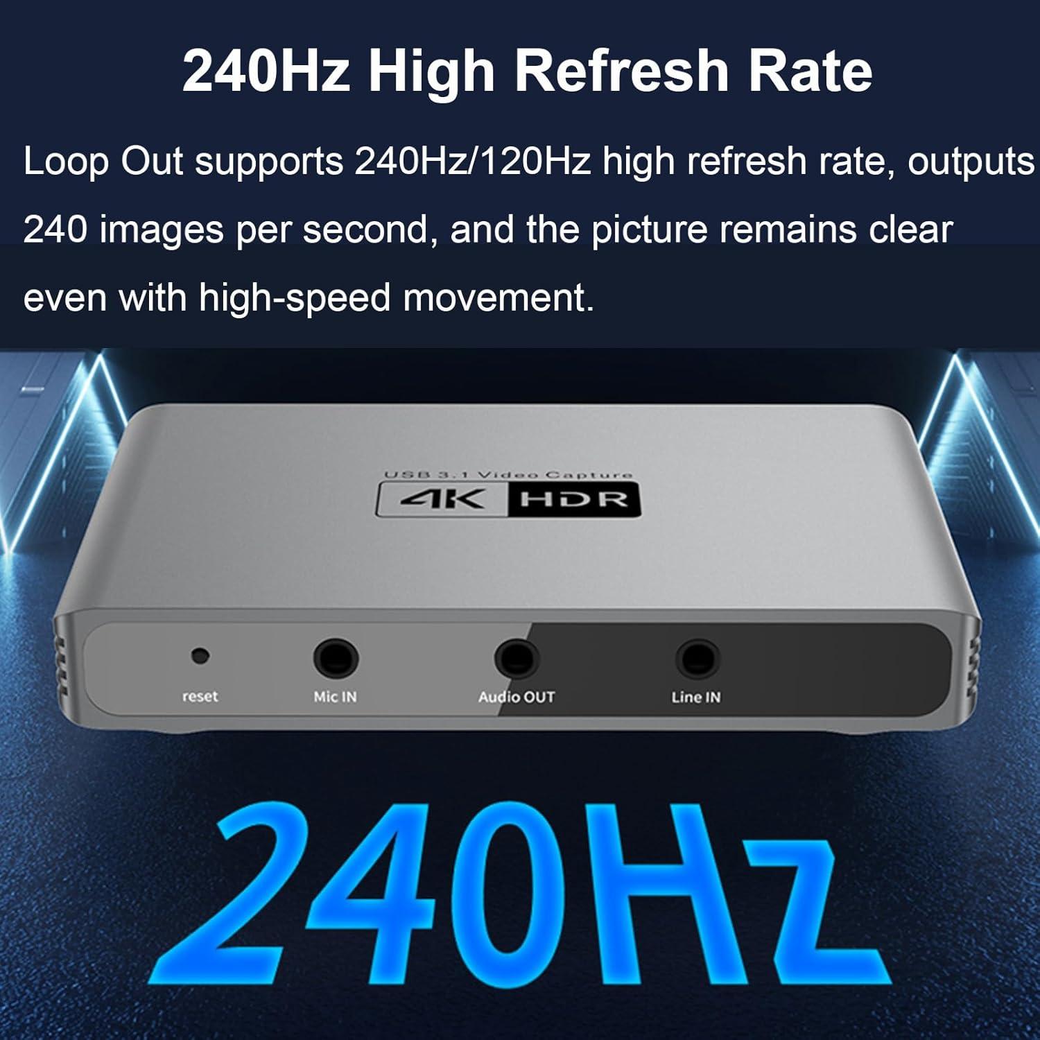 Tarjeta de Captura de Video 4K HDR HeavenBird USB 3.1