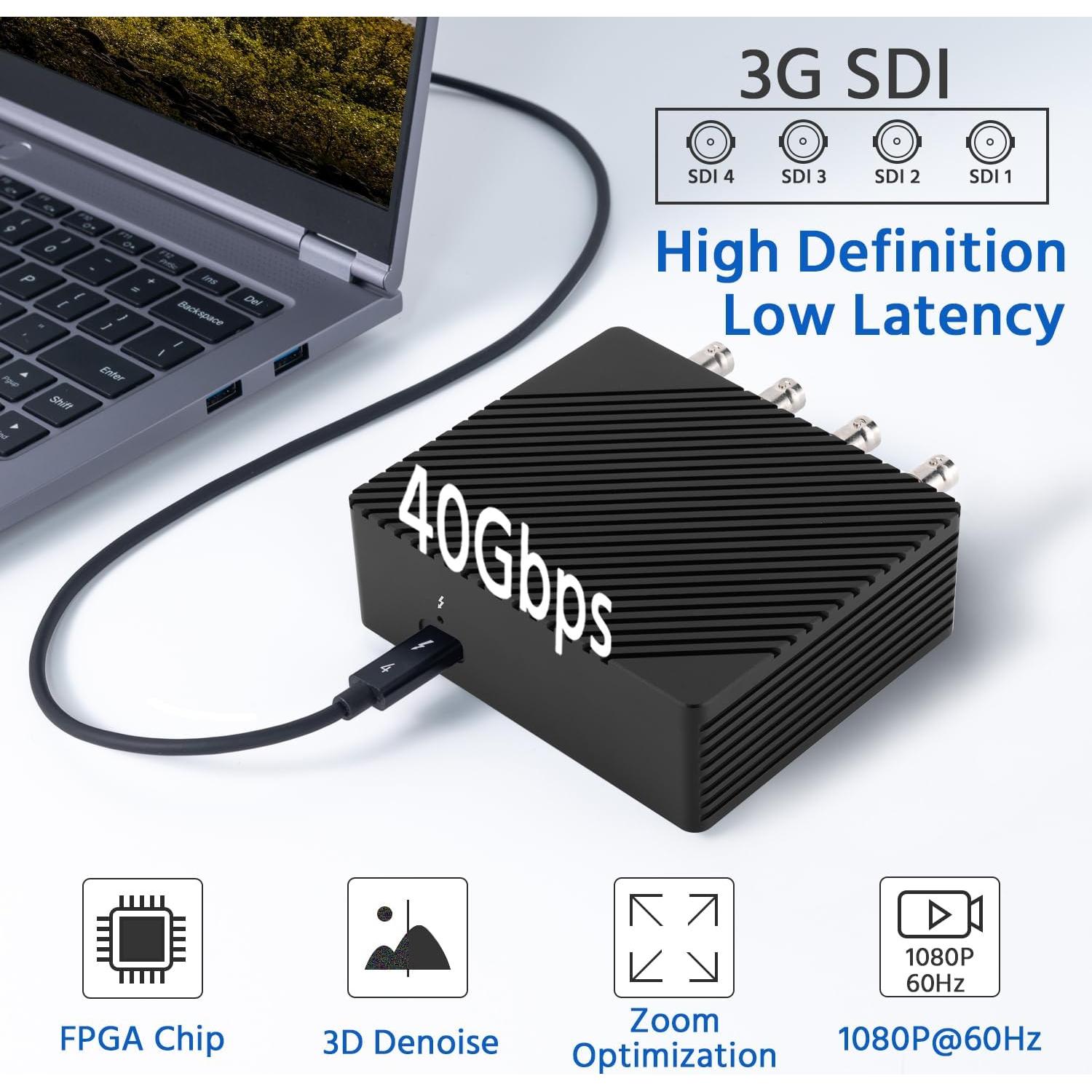 Tarjeta de Captura de Video 4 Canales Maskedfish 1080P 60FPS