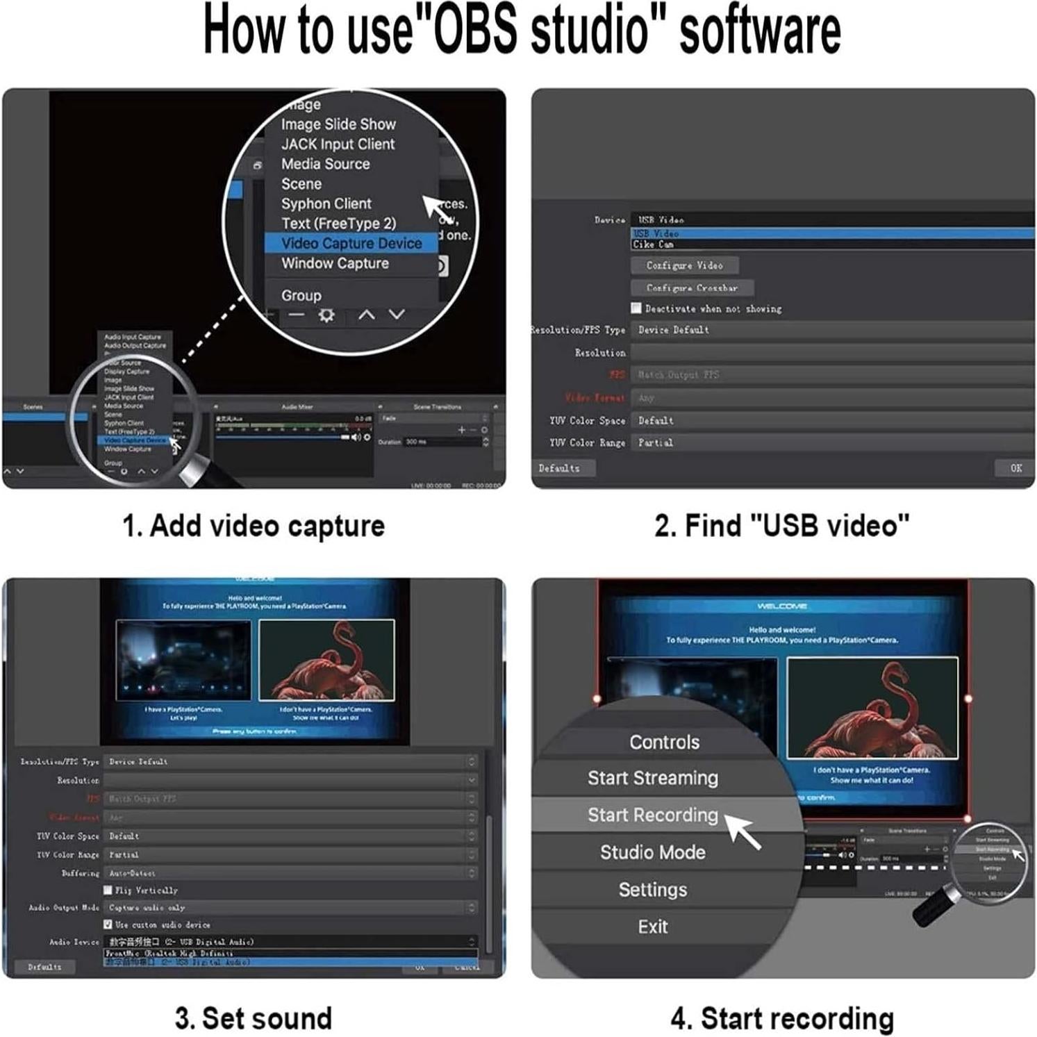 Tarjeta de Captura de Video HDMI 4K USB 2.0 Haxto 1080p