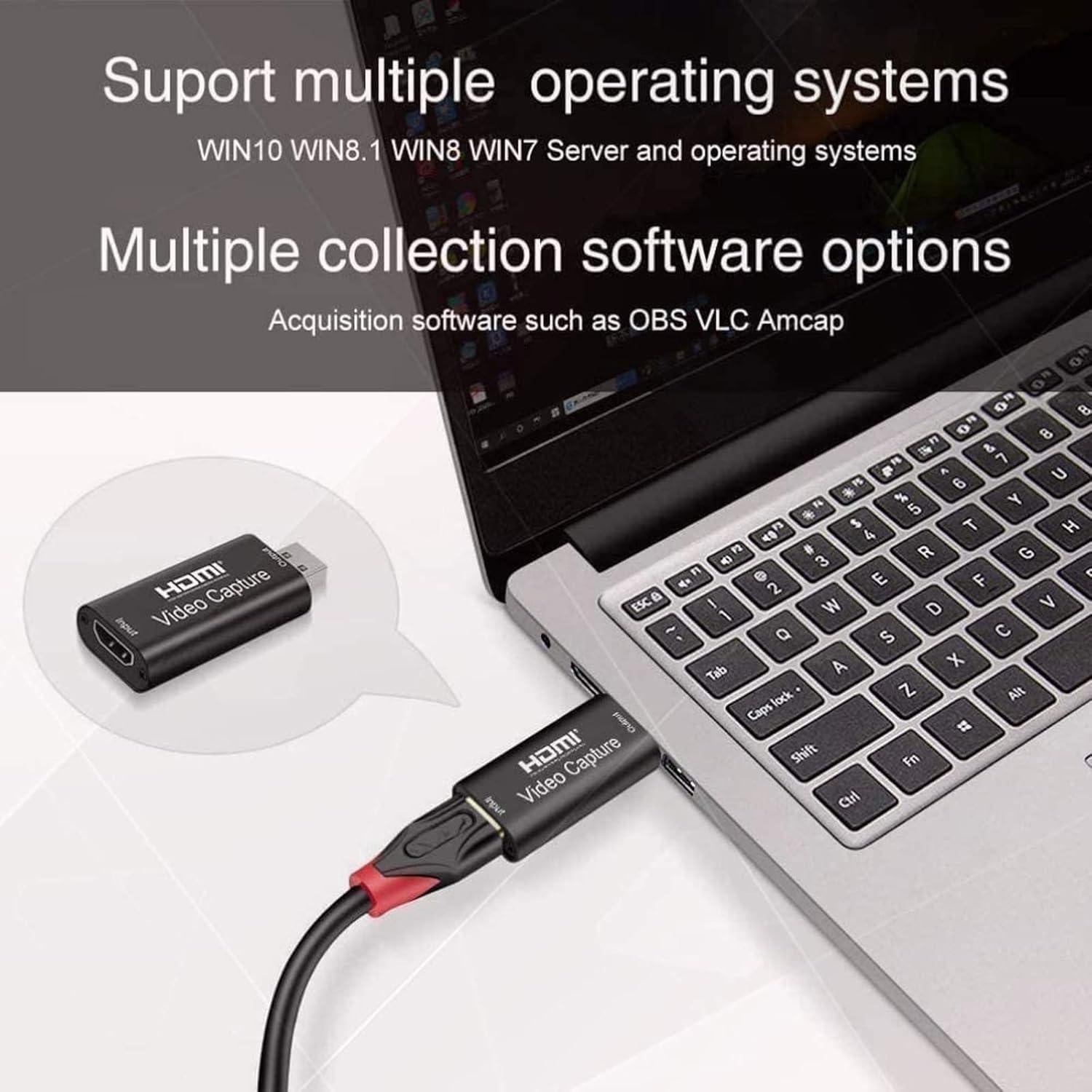 Tarjeta de Captura de Video HDMI 4K USB 2.0 Haxto 1080p