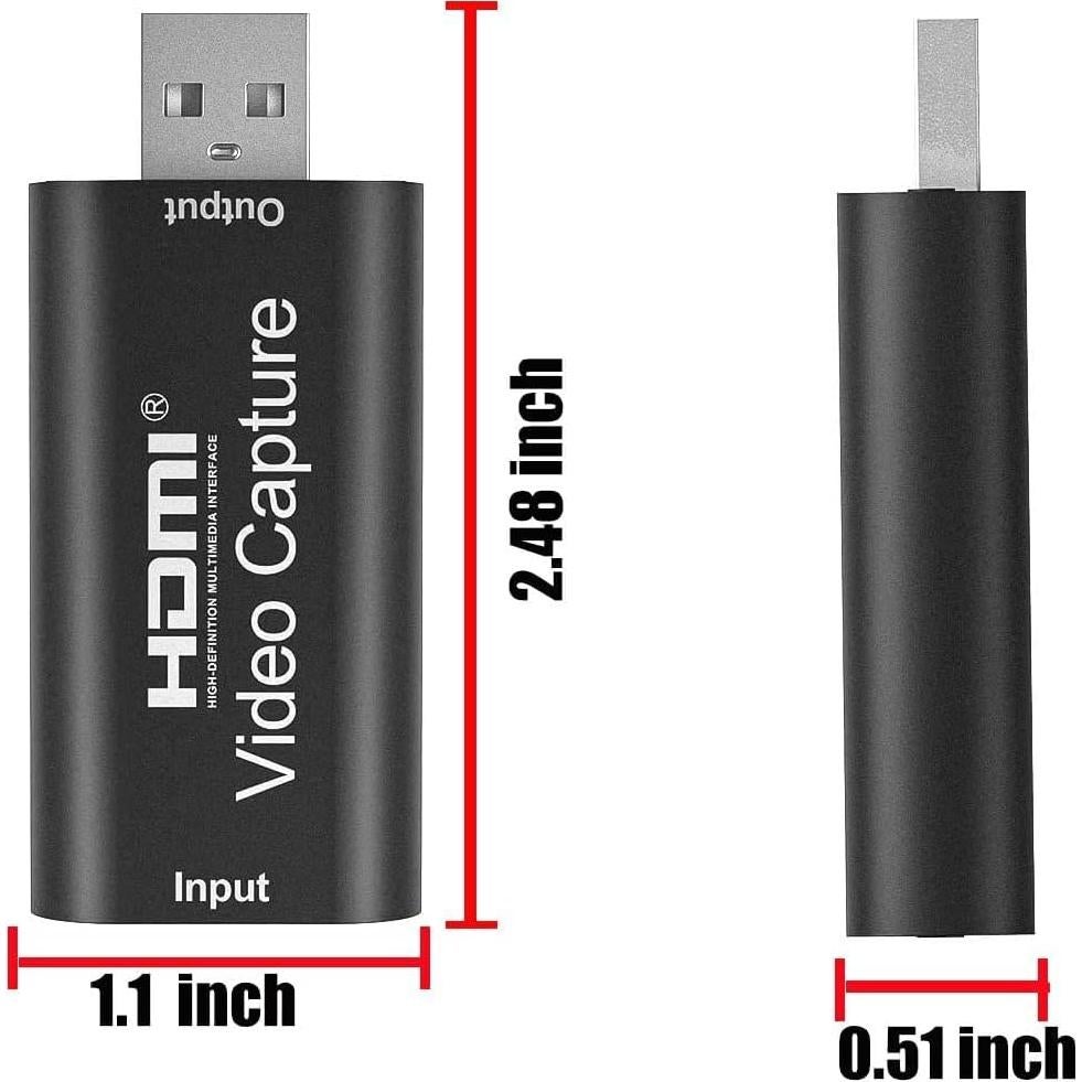 Tarjeta de Captura de Video HDMI 4K USB 2.0 Haxto 1080p