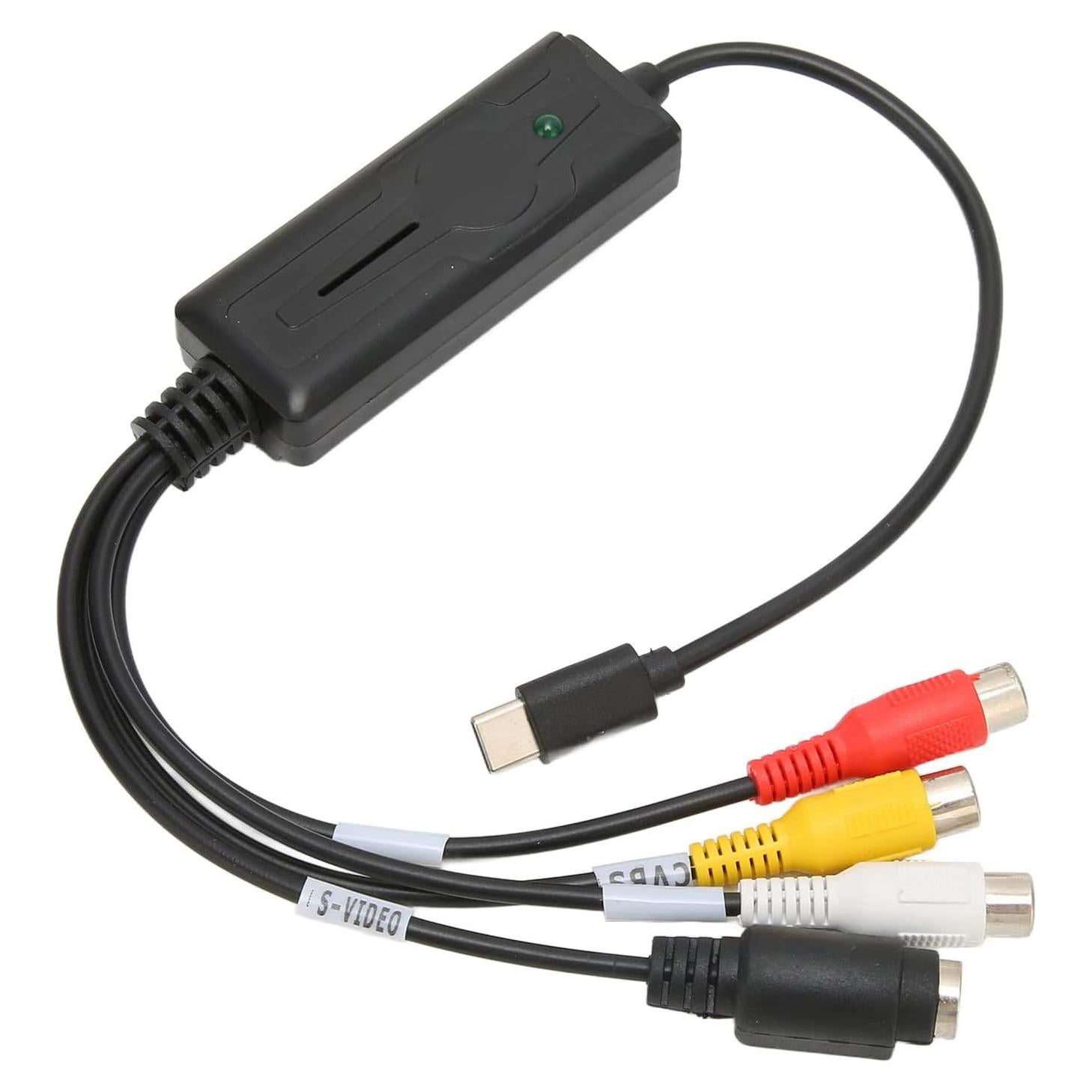 Tarjeta de Captura de Video y Audio USB-C PUSOKEI AV/S NTSC PAL