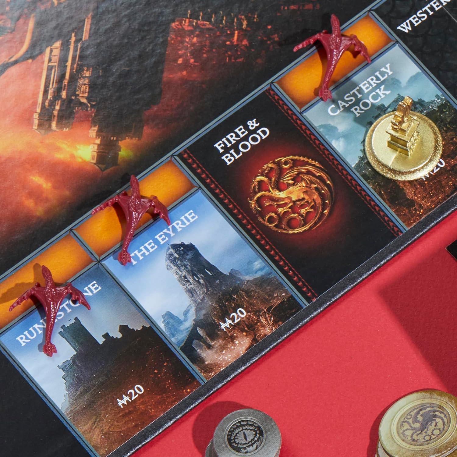 Monopoly Edición Casa del Dragón Hasbro Juego de Mesa