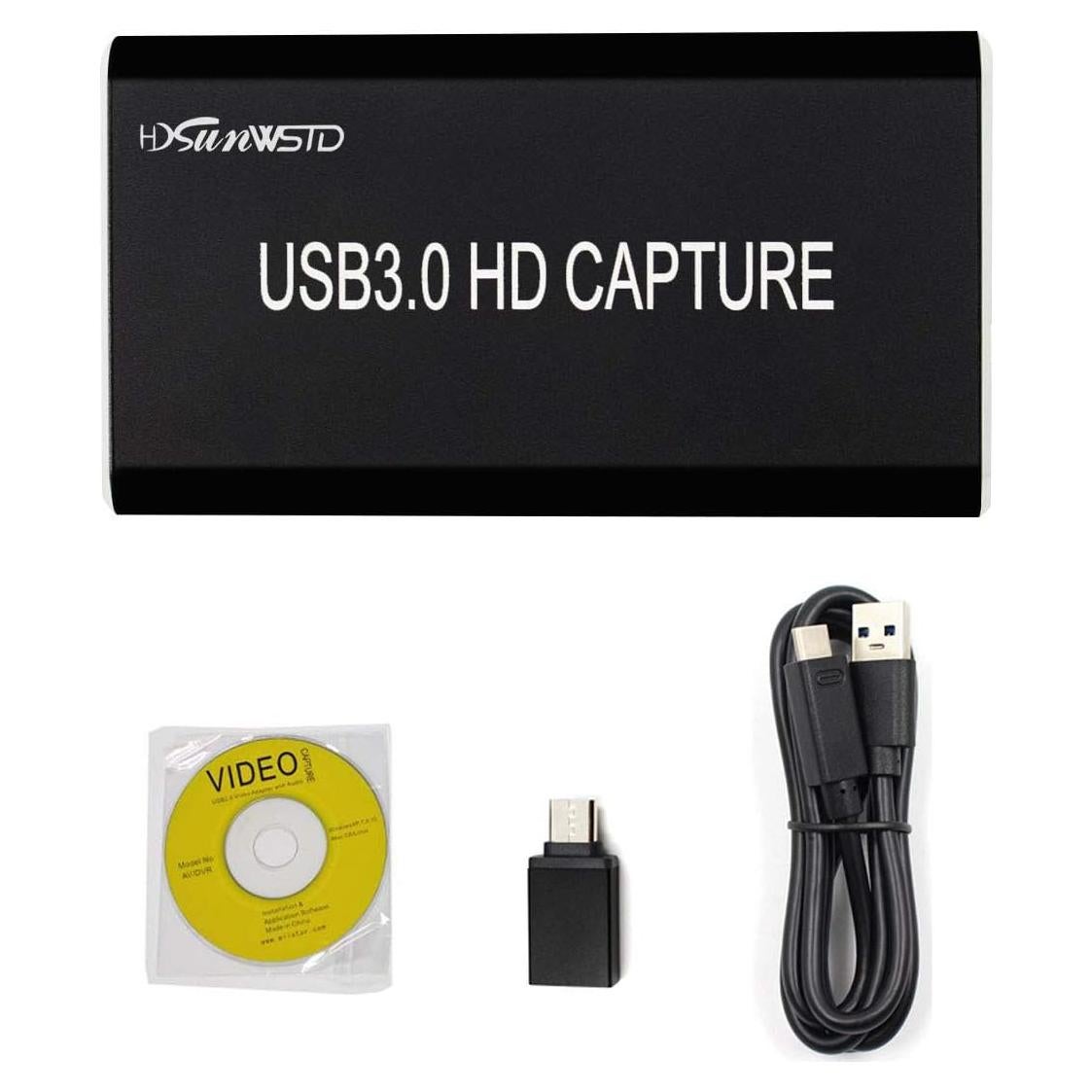 Captura de Video HDMI 1080P HDSUNWSTD USB-C Streaming