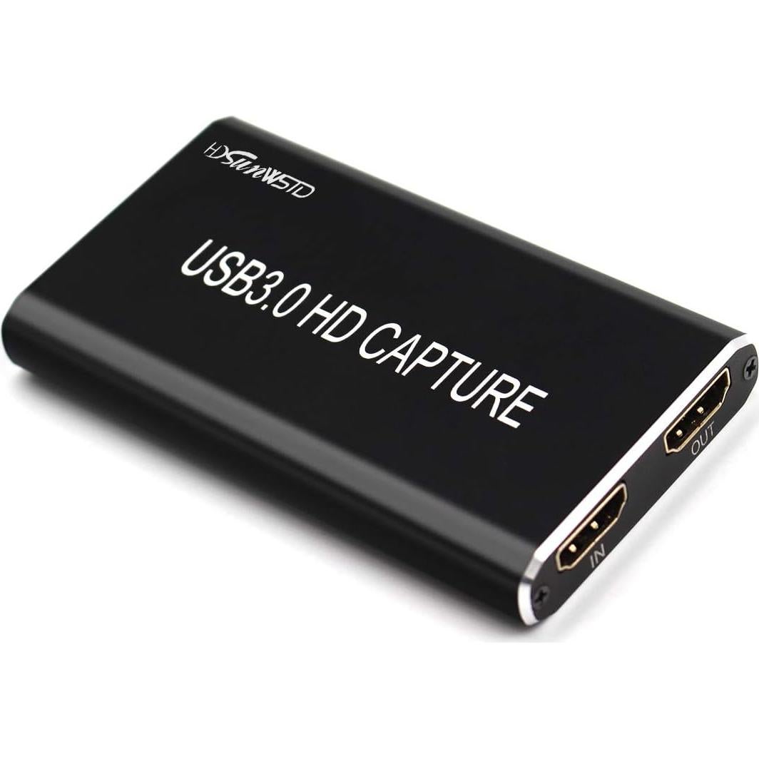 Captura de Video HDMI 1080P HDSUNWSTD USB-C Streaming
