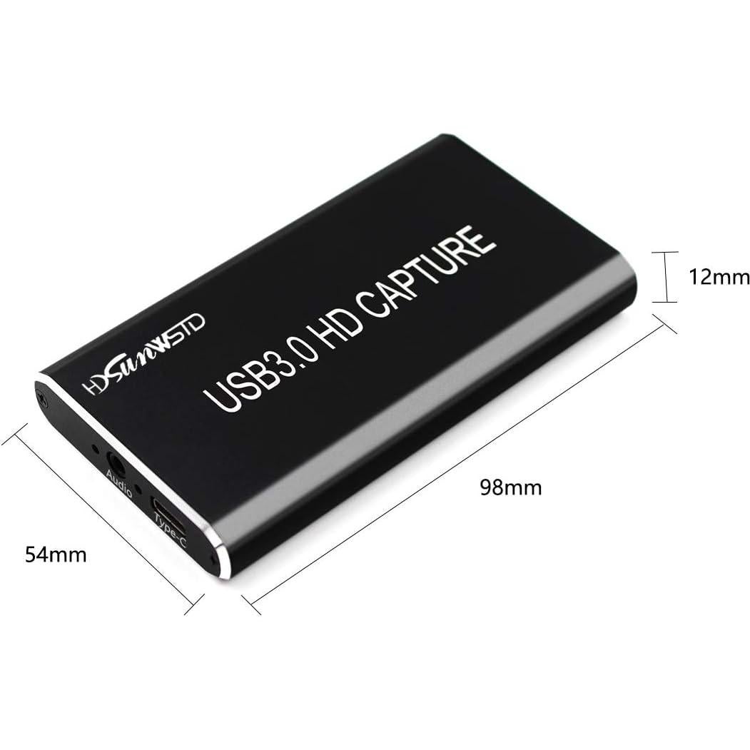 Captura de Video HDMI 1080P HDSUNWSTD USB-C Streaming