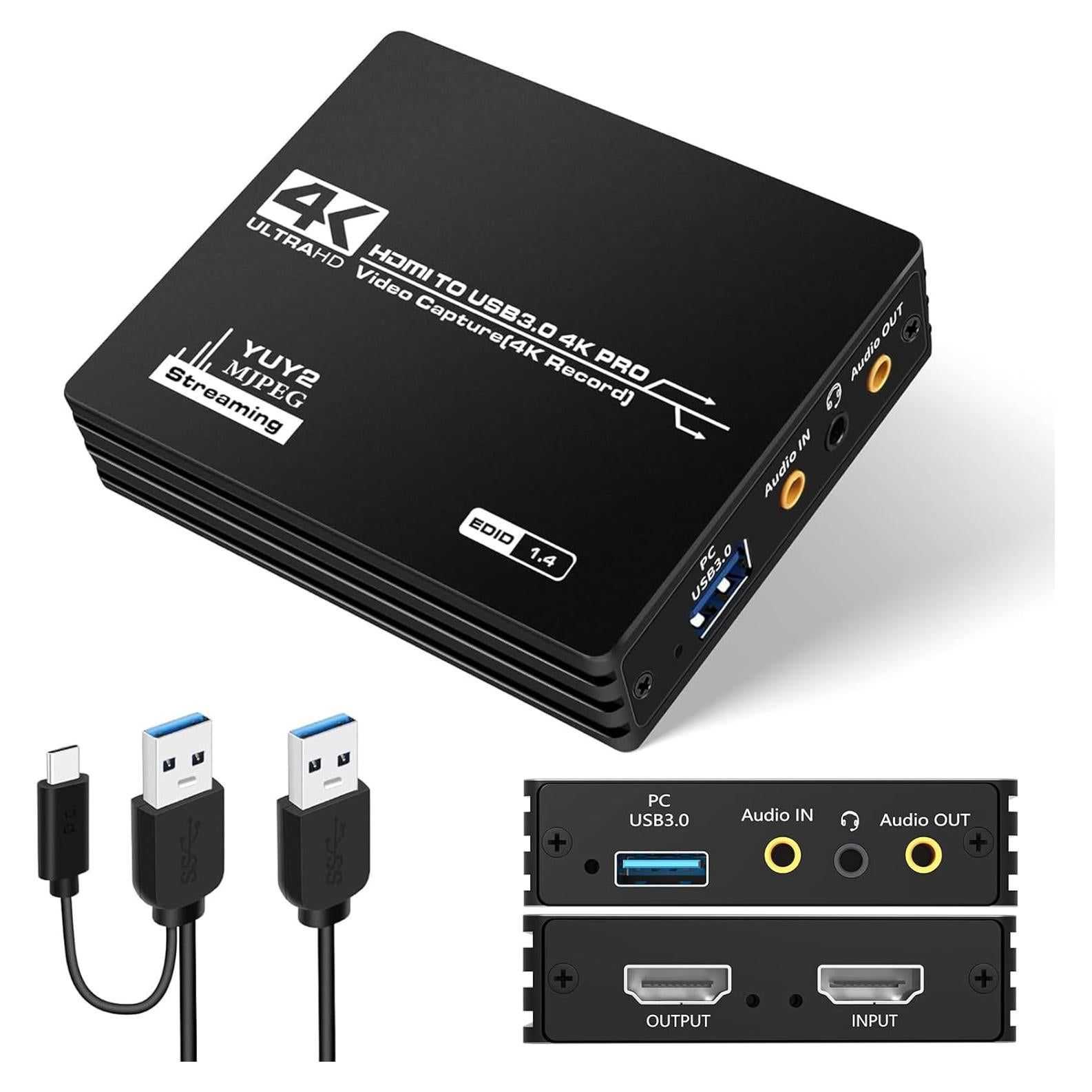 Tarjeta de Captura AMANKA 4K HDMI USB 3.0 para Streaming