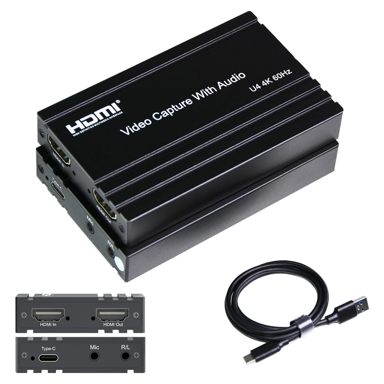 Tarjeta de Captura HDMI 4K 60Hz ORIVISION ZY-UCH801 USB-C