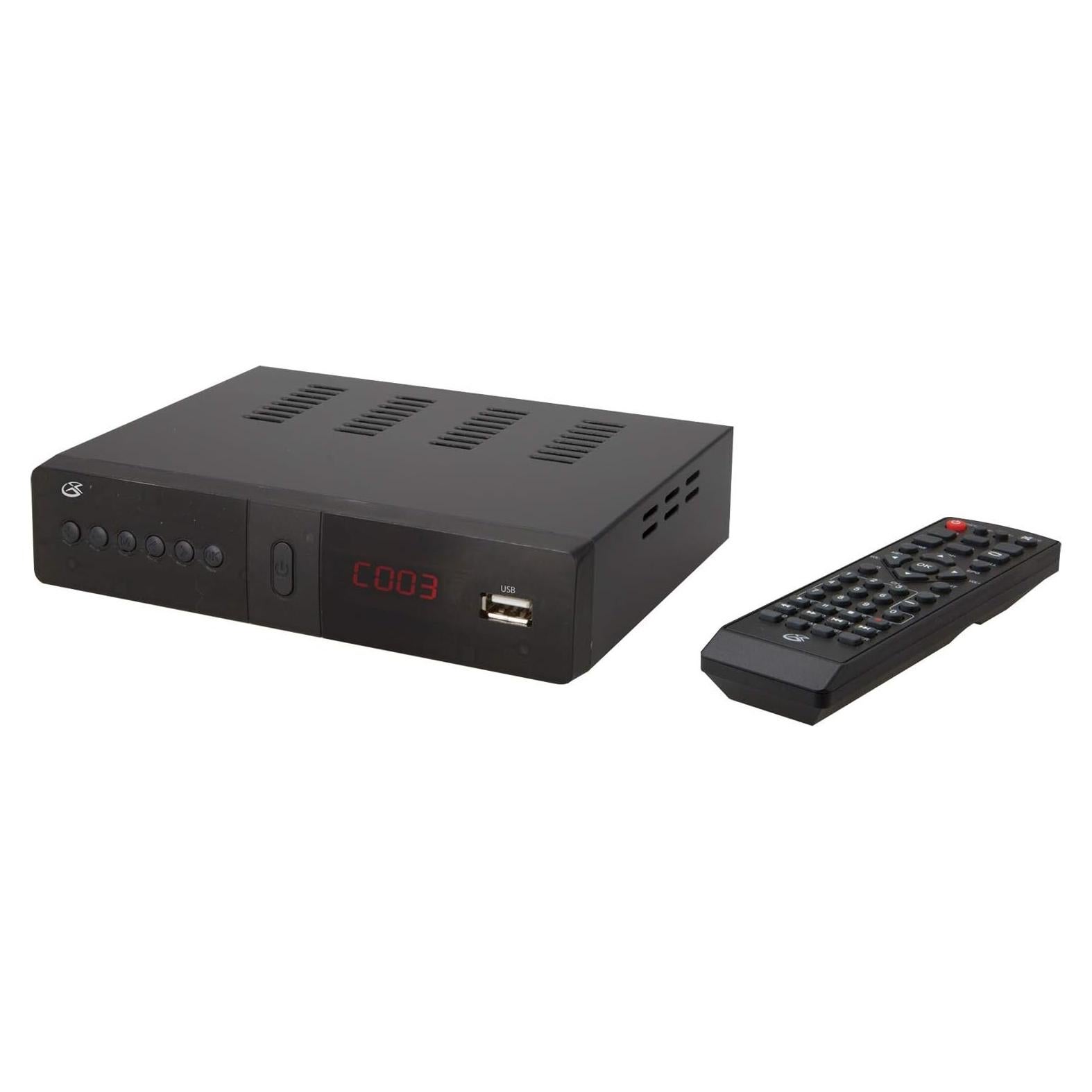 Sintonizador y Grabador de TV Digital GPX TVRT149B HD