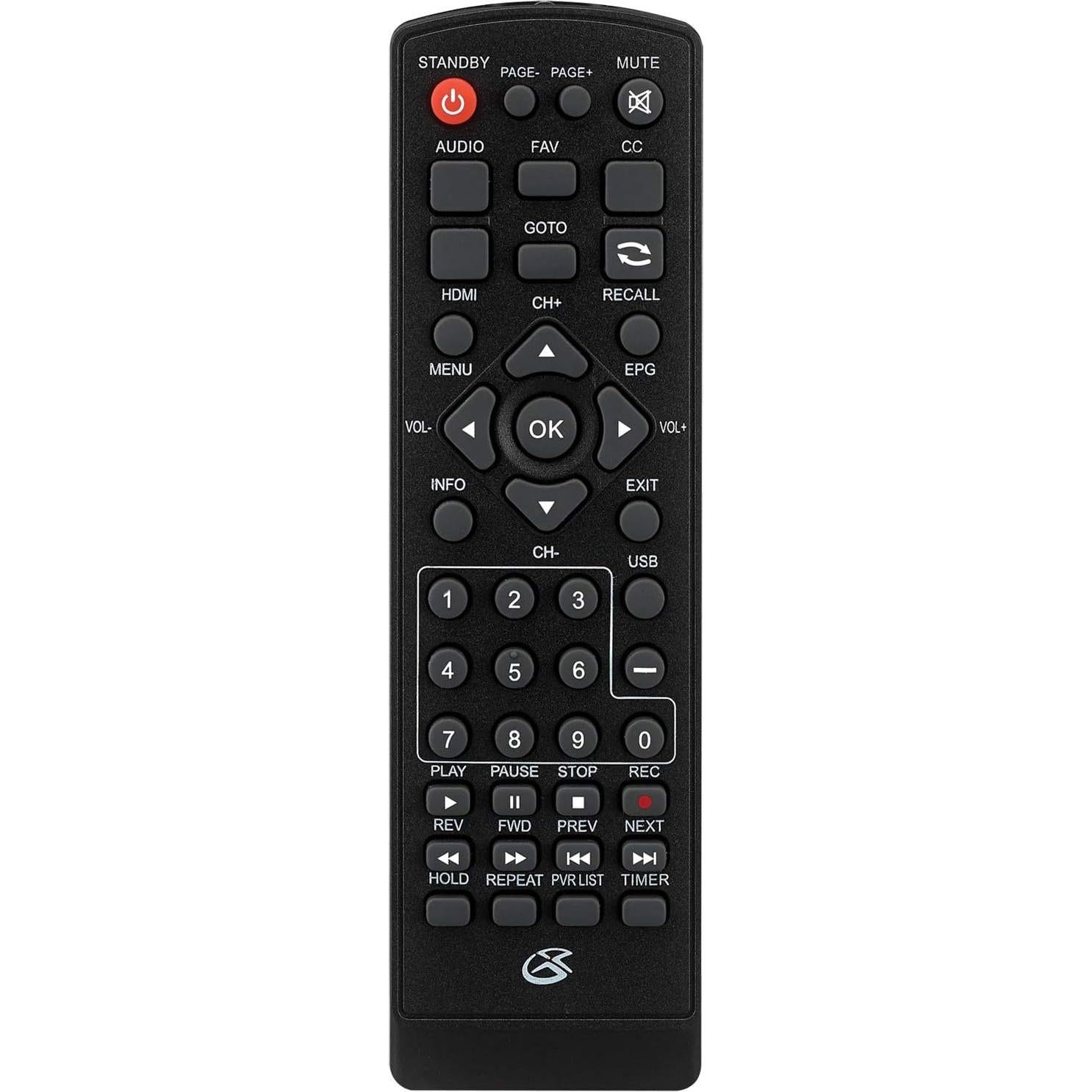 Sintonizador y Grabador de TV Digital GPX TVRT149B HD