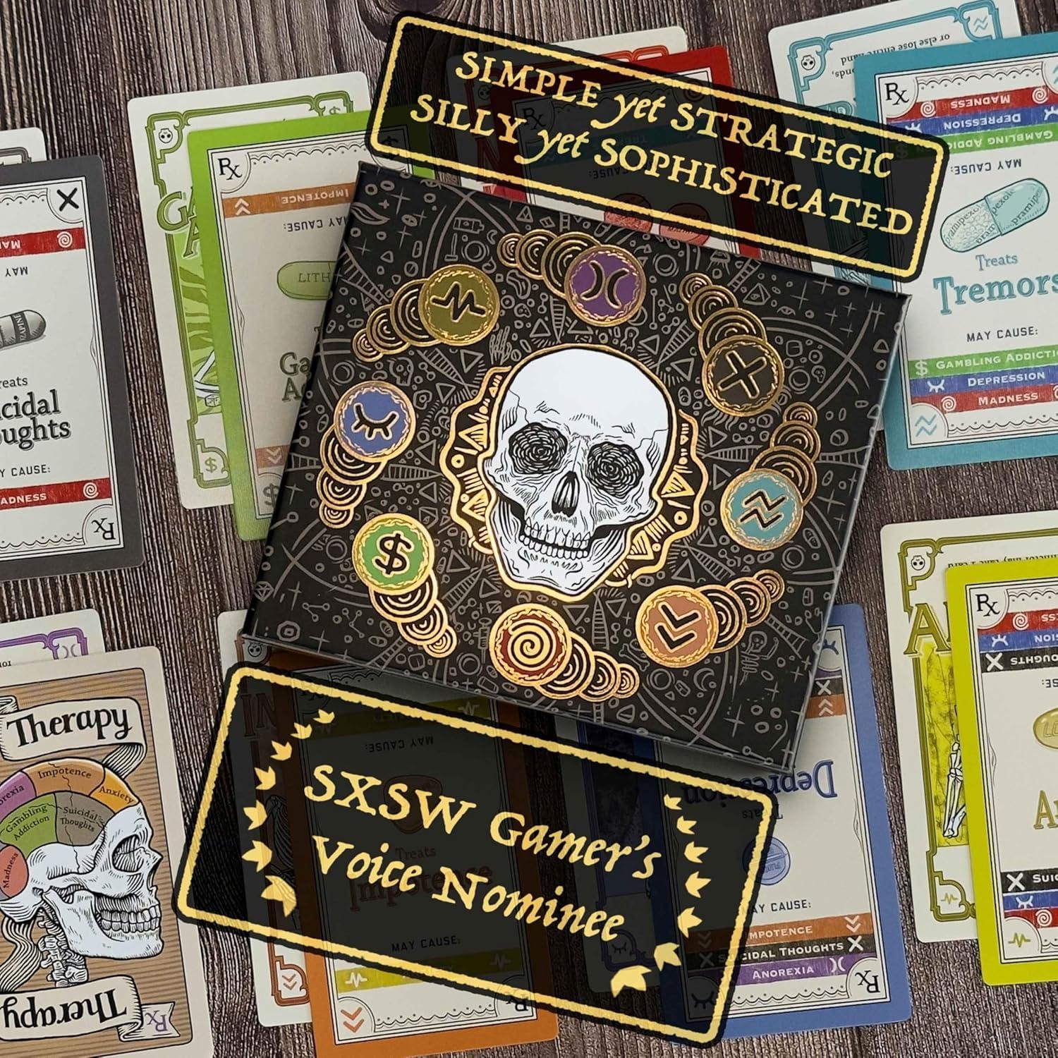 Juego de Cartas Efectos Secundarios Pillbox Games 2-8 Jugadores