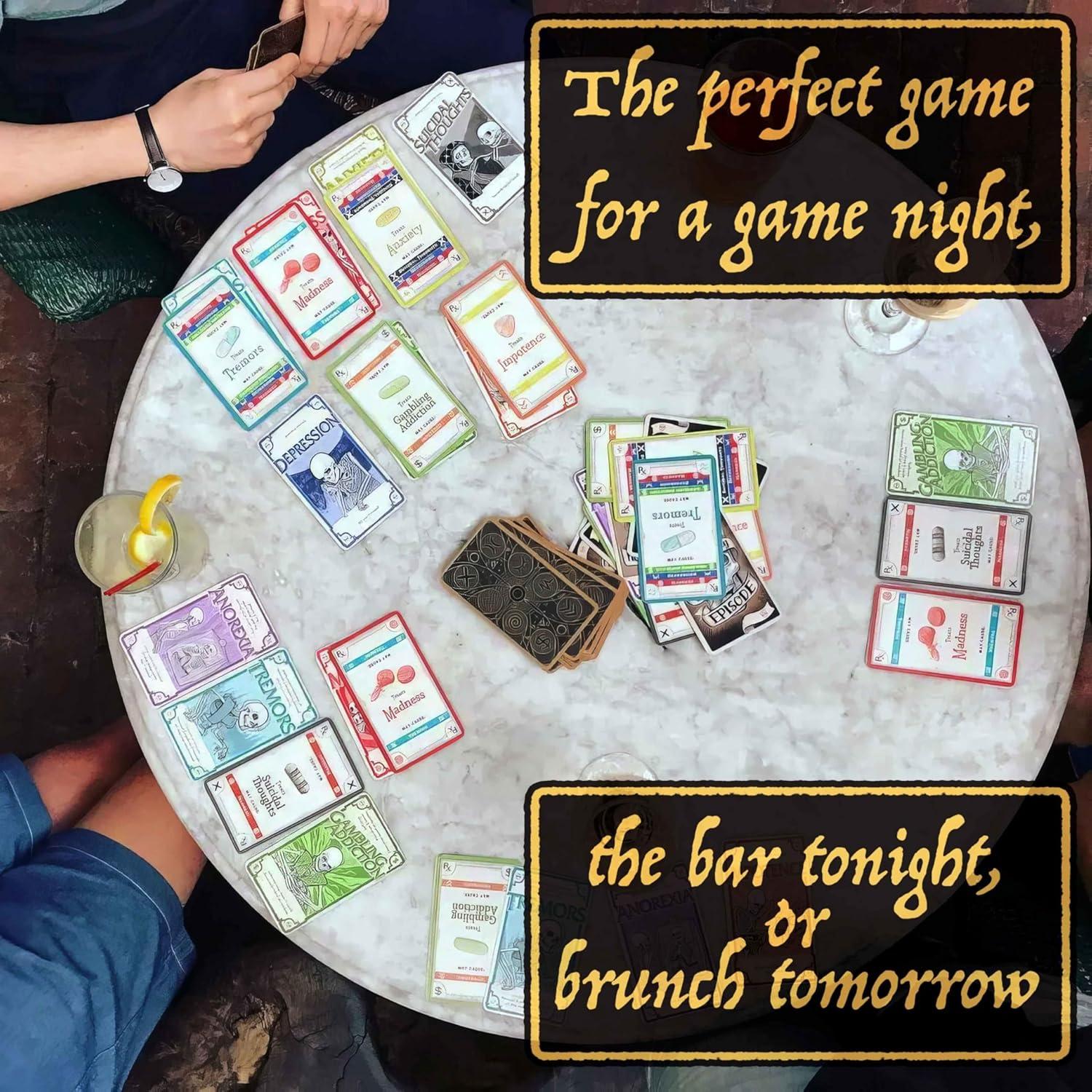 Juego de Cartas Efectos Secundarios Pillbox Games 2-8 Jugadores