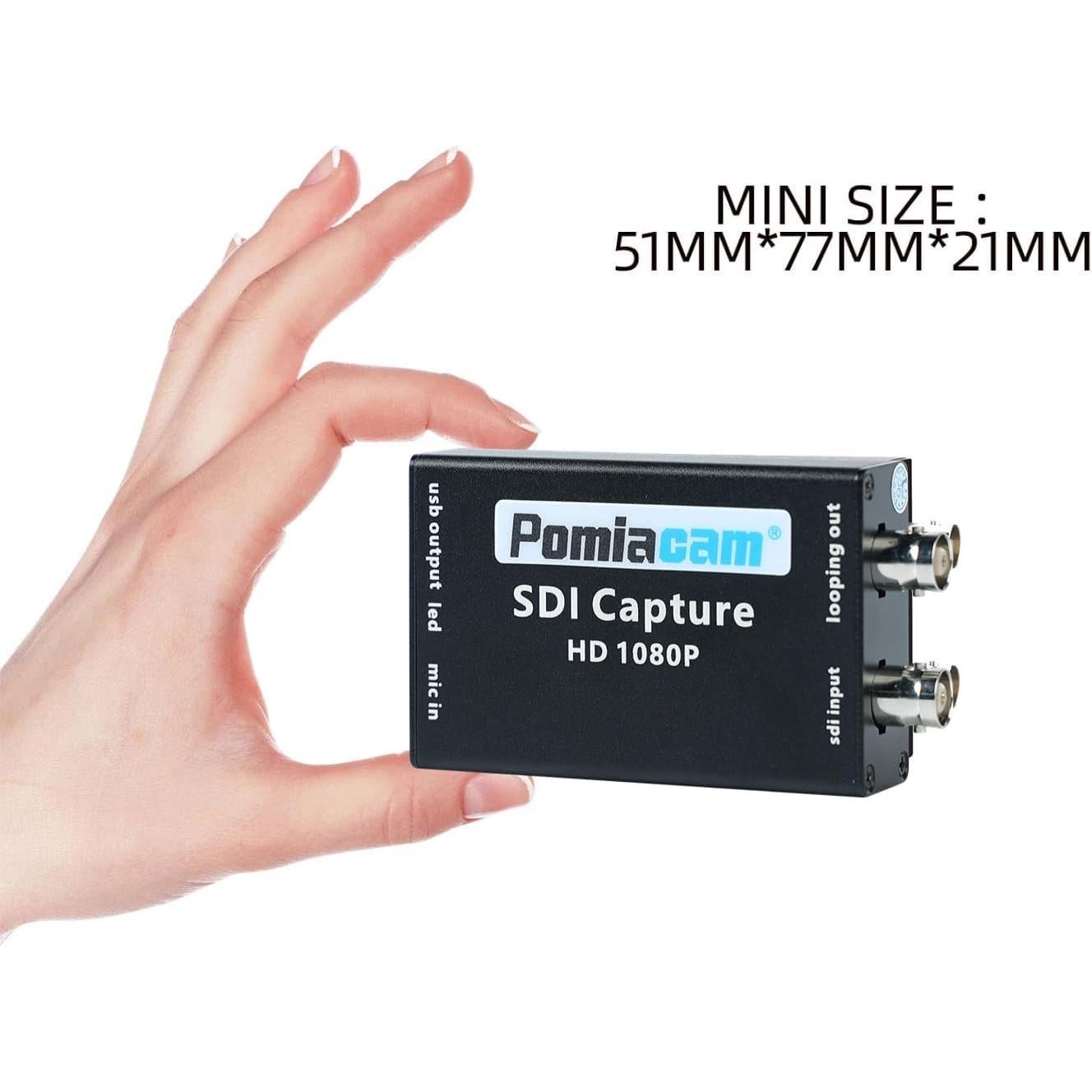 Tarjeta de Captura SDI a USB 3.0 POMIACAM 1080P Plug and Play