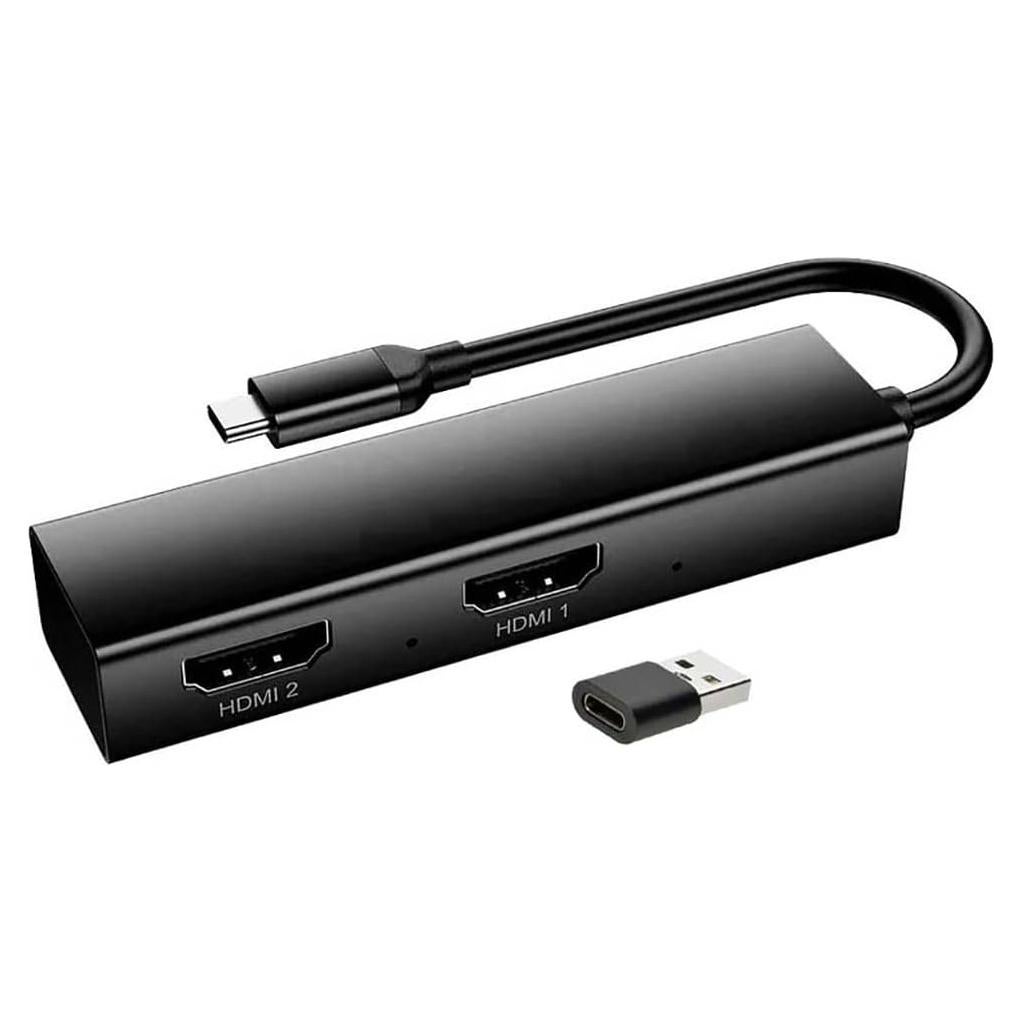 Adaptador Captura HDMI Doble AllAboutAdapters DM314H 4K