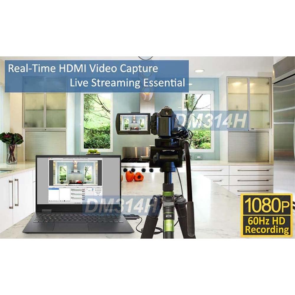 Adaptador Captura HDMI Doble AllAboutAdapters DM314H 4K