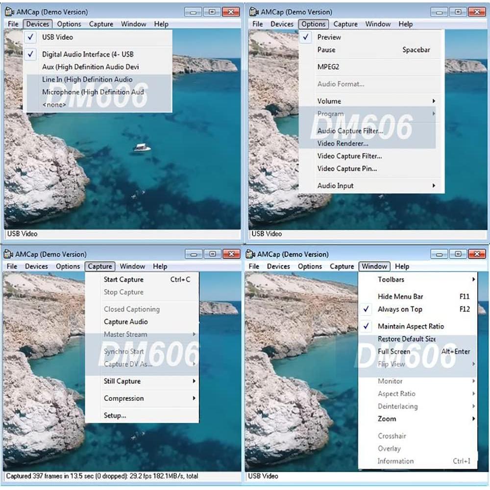 Adaptador Captura HDMI Doble AllAboutAdapters DM314H 4K
